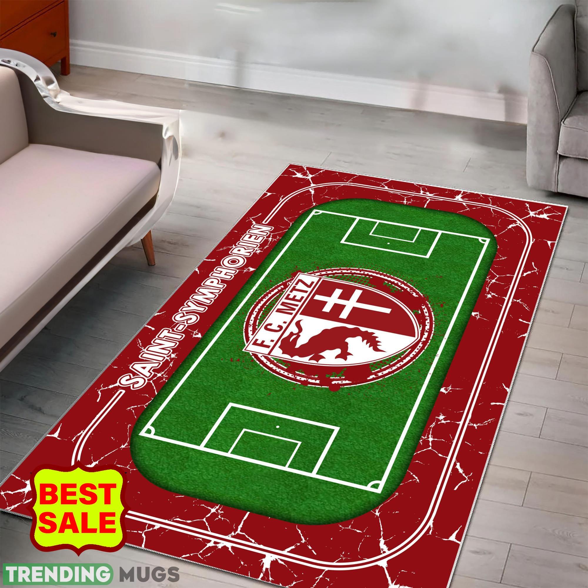 Ligue 1 FC Metz Logo For Fans Area Rugs Living Room Indoor And Outdoor Rugs Ligue 1 FC Metz Logo For Fans Area Rugs Living Room Indoor And Outdoor Rugs