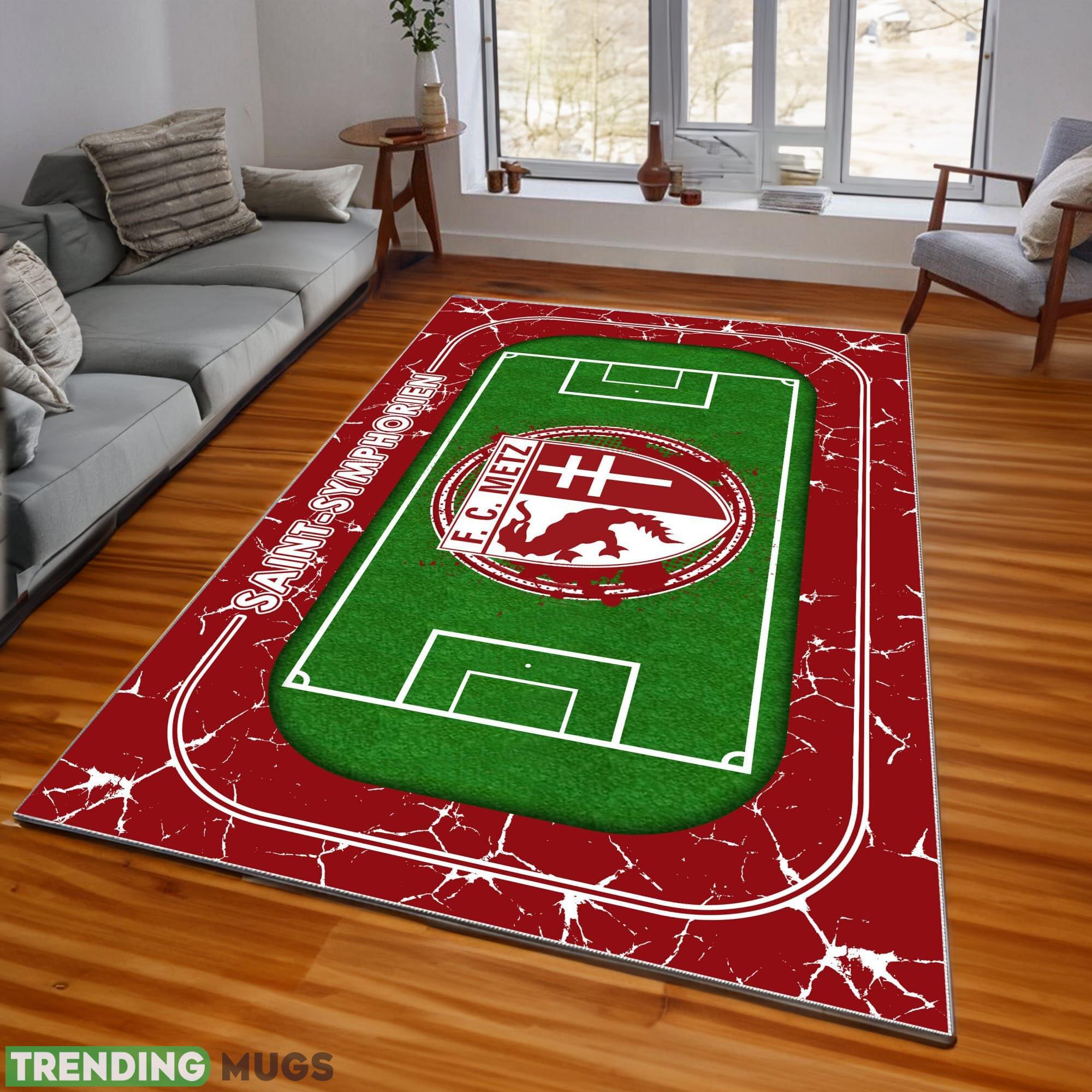 Ligue 1 FC Metz Logo For Fans Area Rugs Living Room Indoor And Outdoor - Ligue 1 FC Metz Rugs_1 Ligue 1 FC Metz Logo For Fans Area Rugs Living Room Indoor And Outdoor - Ligue 1 FC Metz Rugs_1