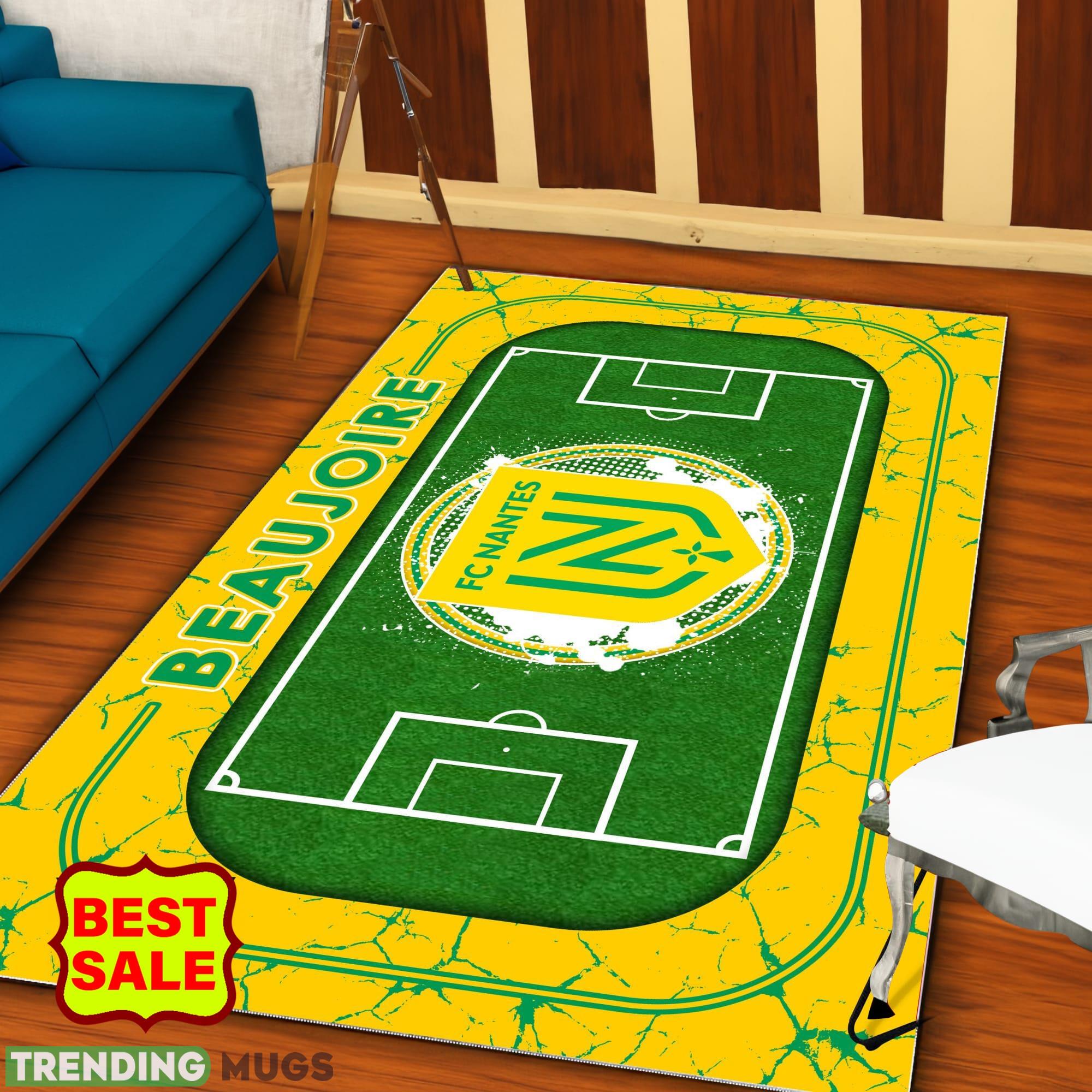 Ligue 1 FC Nantes Logo For Fans Area Rugs Living Room Indoor And Outdoor Rugs Ligue 1 FC Nantes Logo For Fans Area Rugs Living Room Indoor And Outdoor Rugs