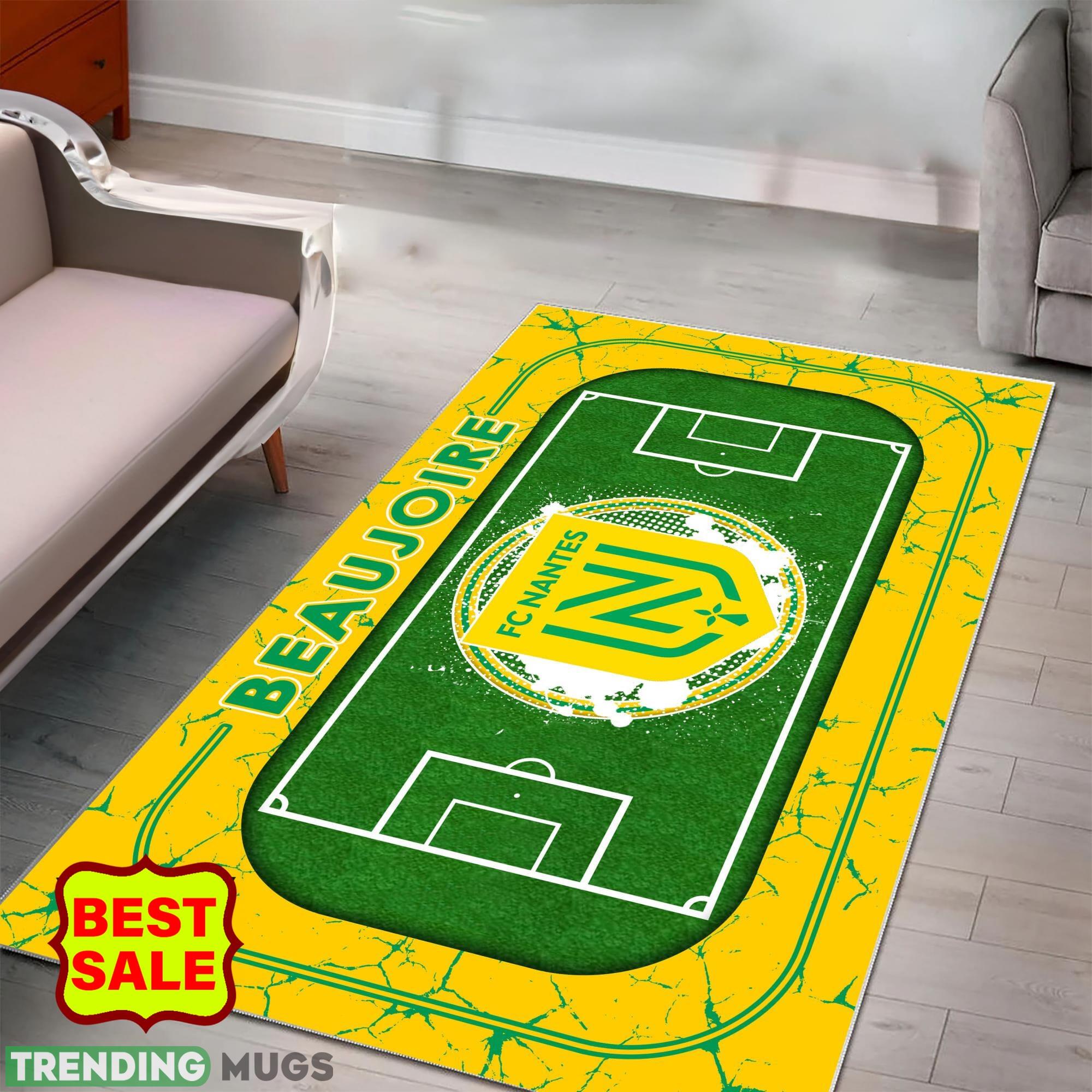 Ligue 1 FC Nantes Logo For Fans Area Rugs Living Room Indoor And Outdoor Rugs Ligue 1 FC Nantes Logo For Fans Area Rugs Living Room Indoor And Outdoor Rugs