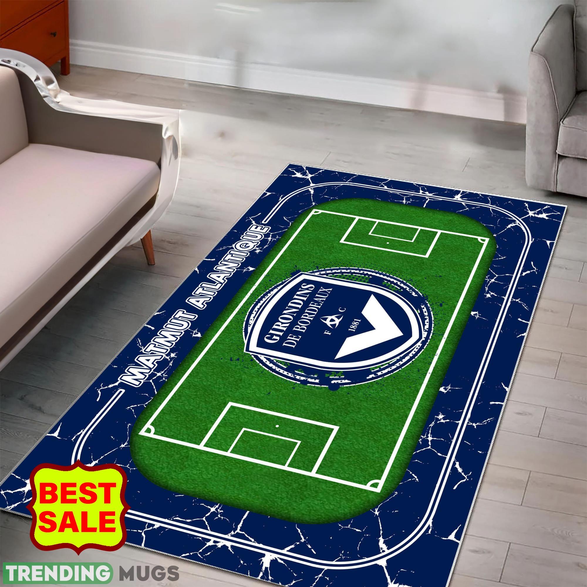 Ligue 1 Girondins de Bordeaux Logo For Fans Area Rugs Living Room Indoor And Outdoor Rugs Ligue 1 Girondins de Bordeaux Logo For Fans Area Rugs Living Room Indoor And Outdoor Rugs