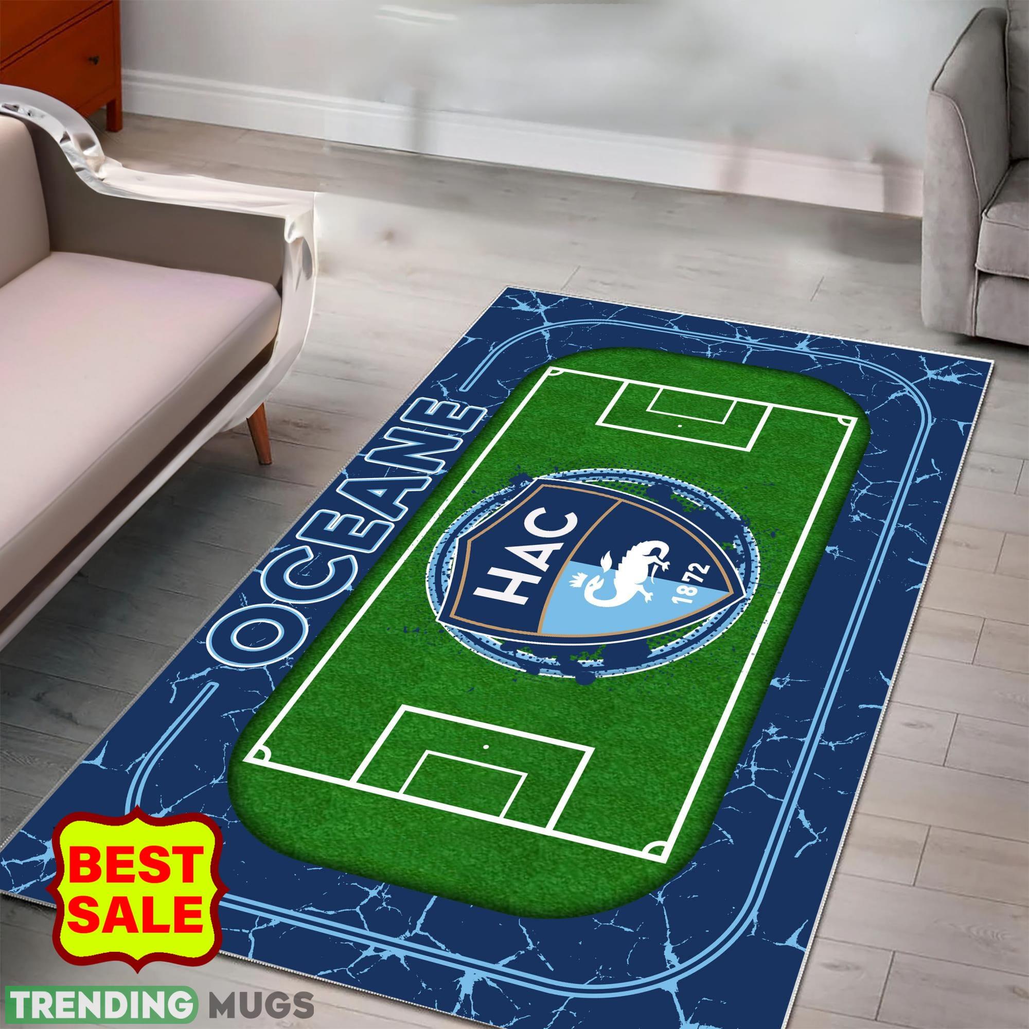 Ligue 1 Havre Athletic Club Logo For Fans Area Rugs Living Room Indoor And Outdoor Rugs Ligue 1 Havre Athletic Club Logo For Fans Area Rugs Living Room Indoor And Outdoor Rugs