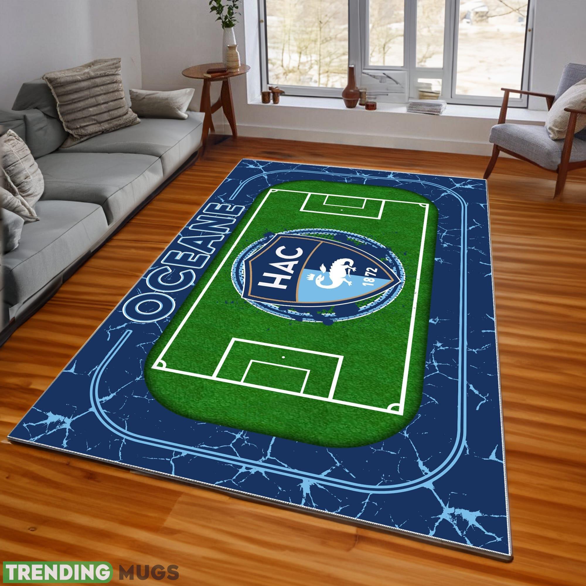 Ligue 1 Havre Athletic Club Logo For Fans Area Rugs Living Room Indoor And Outdoor - Ligue 1 Havre Athletic Club Rugs_1 Ligue 1 Havre Athletic Club Logo For Fans Area Rugs Living Room Indoor And Outdoor - Ligue 1 Havre Athletic Club Rugs_1
