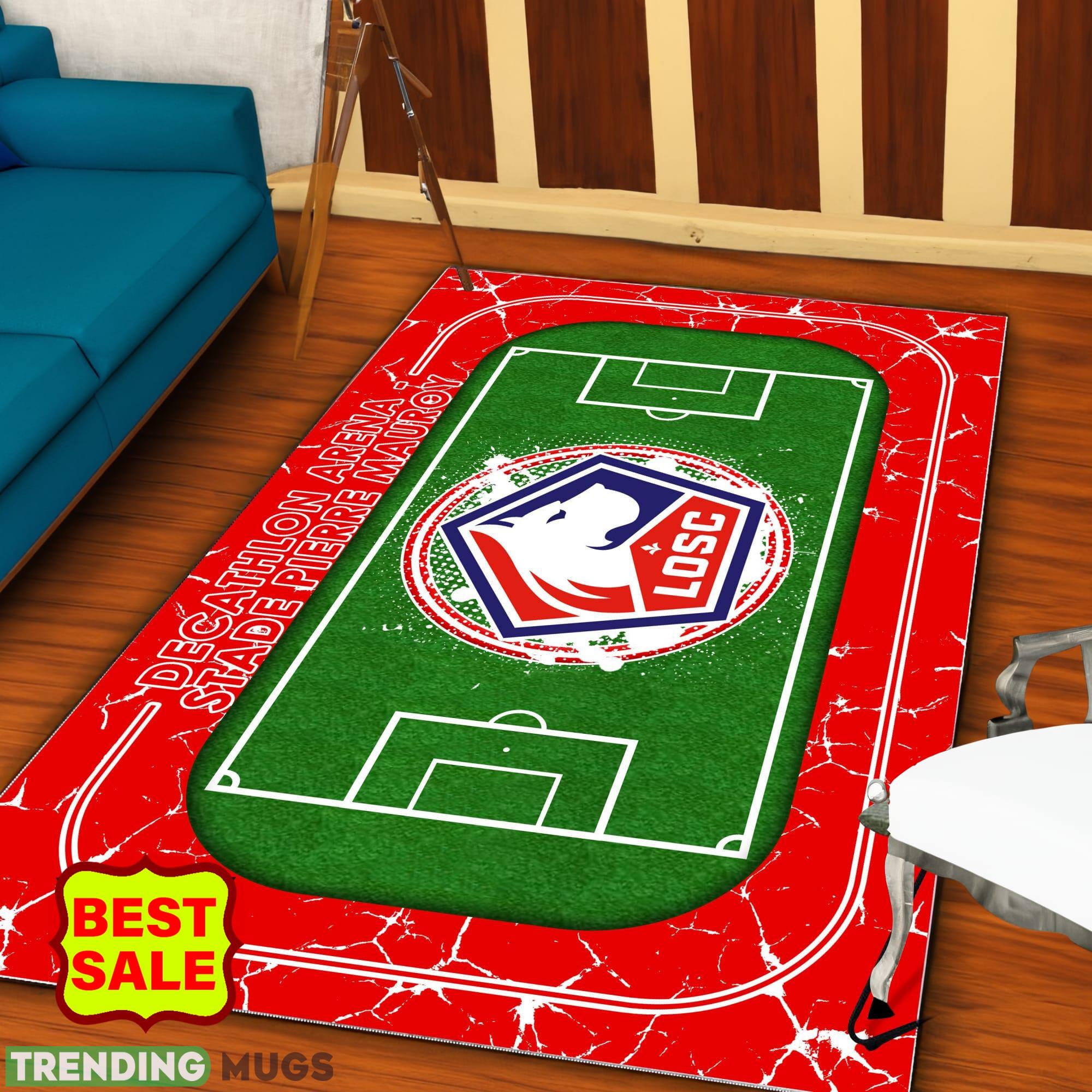 Ligue 1 LOSC Lille Logo For Fans Area Rugs Living Room Indoor And Outdoor Rugs Ligue 1 LOSC Lille Logo For Fans Area Rugs Living Room Indoor And Outdoor Rugs