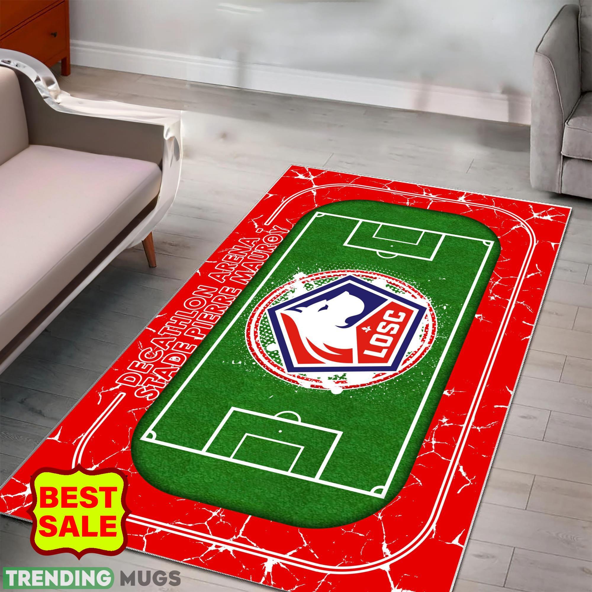 Ligue 1 LOSC Lille Logo For Fans Area Rugs Living Room Indoor And Outdoor Rugs Ligue 1 LOSC Lille Logo For Fans Area Rugs Living Room Indoor And Outdoor Rugs