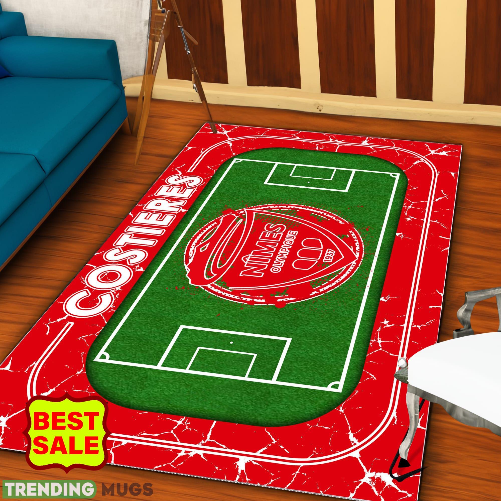 Ligue 1 Nimes Olympique Logo For Fans Area Rugs Living Room Indoor And Outdoor Rugs Ligue 1 Nimes Olympique Logo For Fans Area Rugs Living Room Indoor And Outdoor Rugs