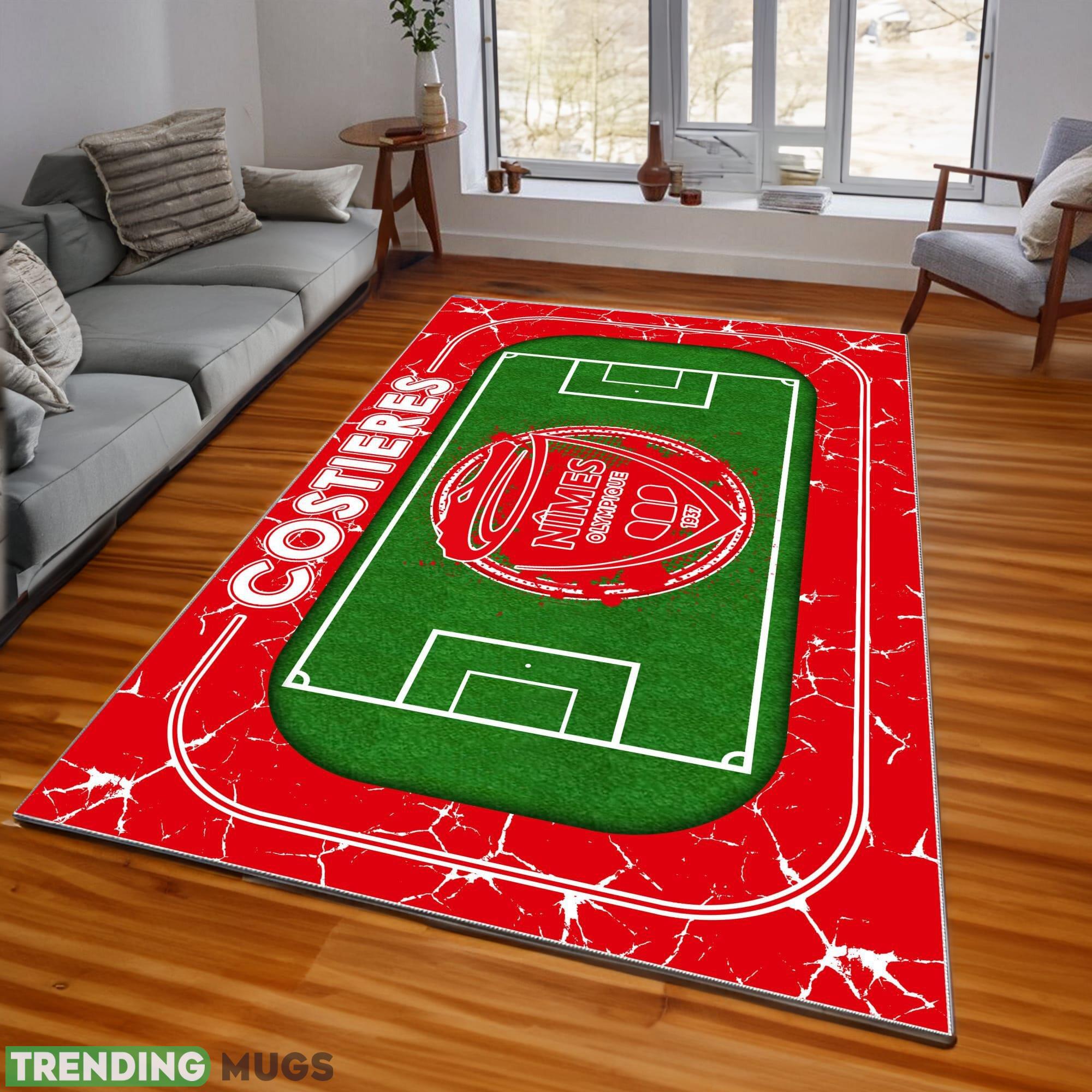 Ligue 1 Nimes Olympique Logo For Fans Area Rugs Living Room Indoor And Outdoor - Ligue 1 Nimes Olympique Rugs_1 Ligue 1 Nimes Olympique Logo For Fans Area Rugs Living Room Indoor And Outdoor - Ligue 1 Nimes Olympique Rugs_1