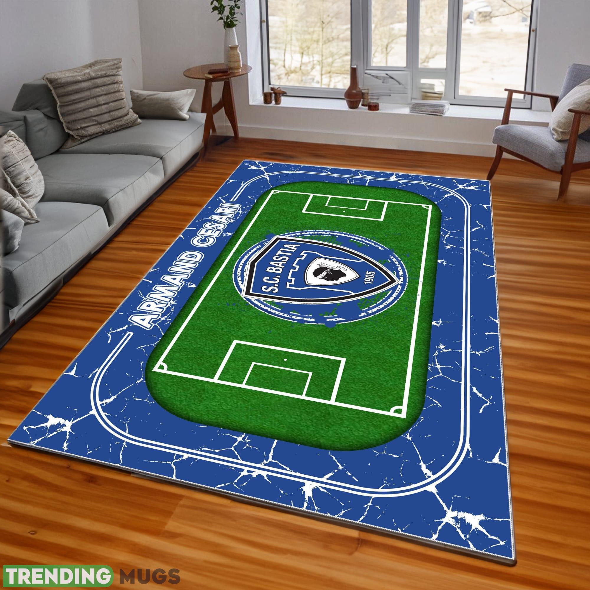 Ligue 1 Sporting Club di Bastia Logo For Fans Area Rugs Living Room Indoor And Outdoor - Ligue 1 Sporting Club di Bastia Rugs_1 Ligue 1 Sporting Club di Bastia Logo For Fans Area Rugs Living Room Indoor And Outdoor - Ligue 1 Sporting Club di Bastia Rugs_1