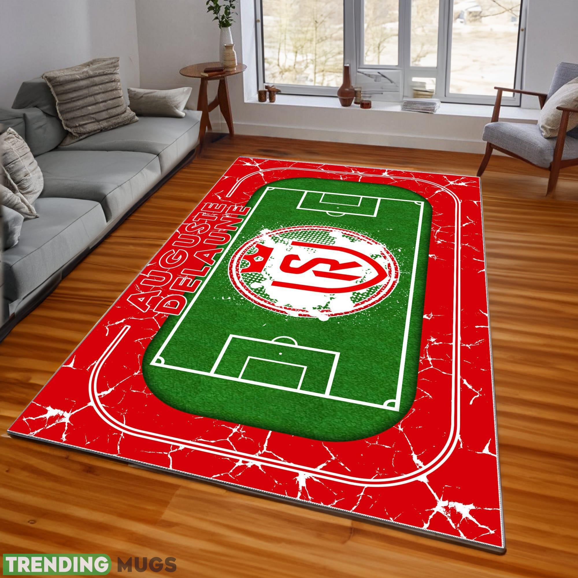 Ligue 1 Stade de Reims Logo For Fans Area Rugs Living Room Indoor And Outdoor - Ligue 1 Stade de Reims Rugs_1 Ligue 1 Stade de Reims Logo For Fans Area Rugs Living Room Indoor And Outdoor - Ligue 1 Stade de Reims Rugs_1