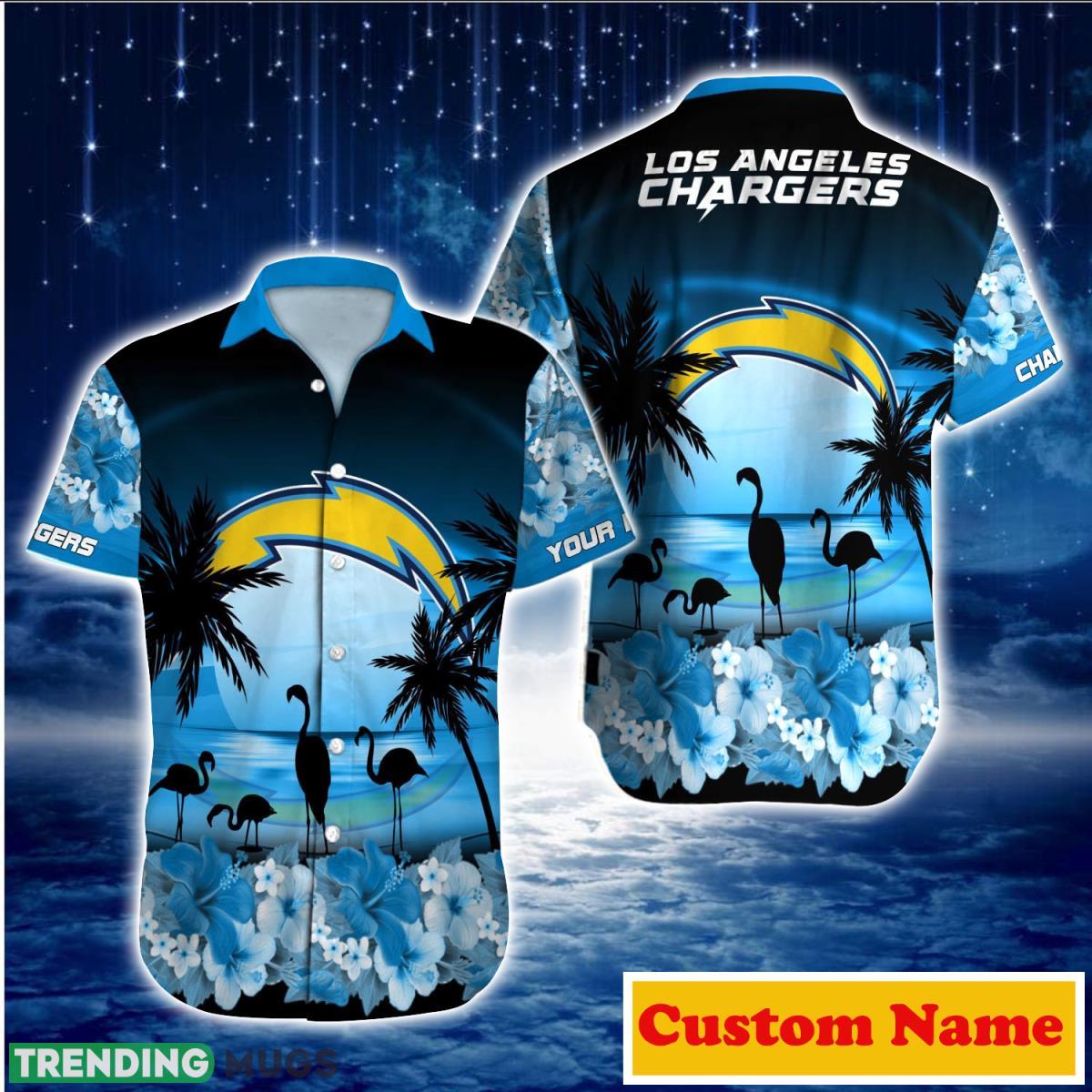 Los Angeles Chargers NFL Custom Name Hawaiian Shirt For Men And Women Style Gift For True Fans Product Photo 1