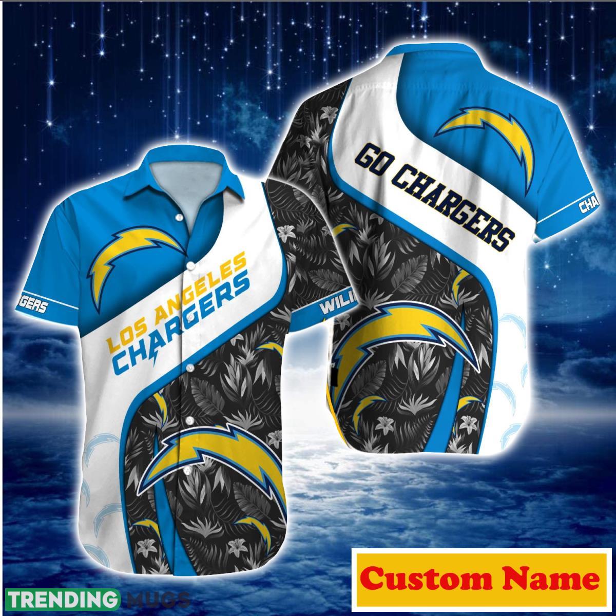 Los Angeles Chargers NFL Custom Name Hawaiian Shirt For Men And Women Unique Gift For True Fans Product Photo 1