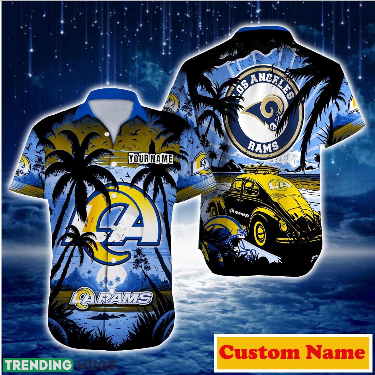 Los Angeles Rams NFL Custom Name Hawaiian Shirt For Men And Women Style Gift For Fans Product Photo 1