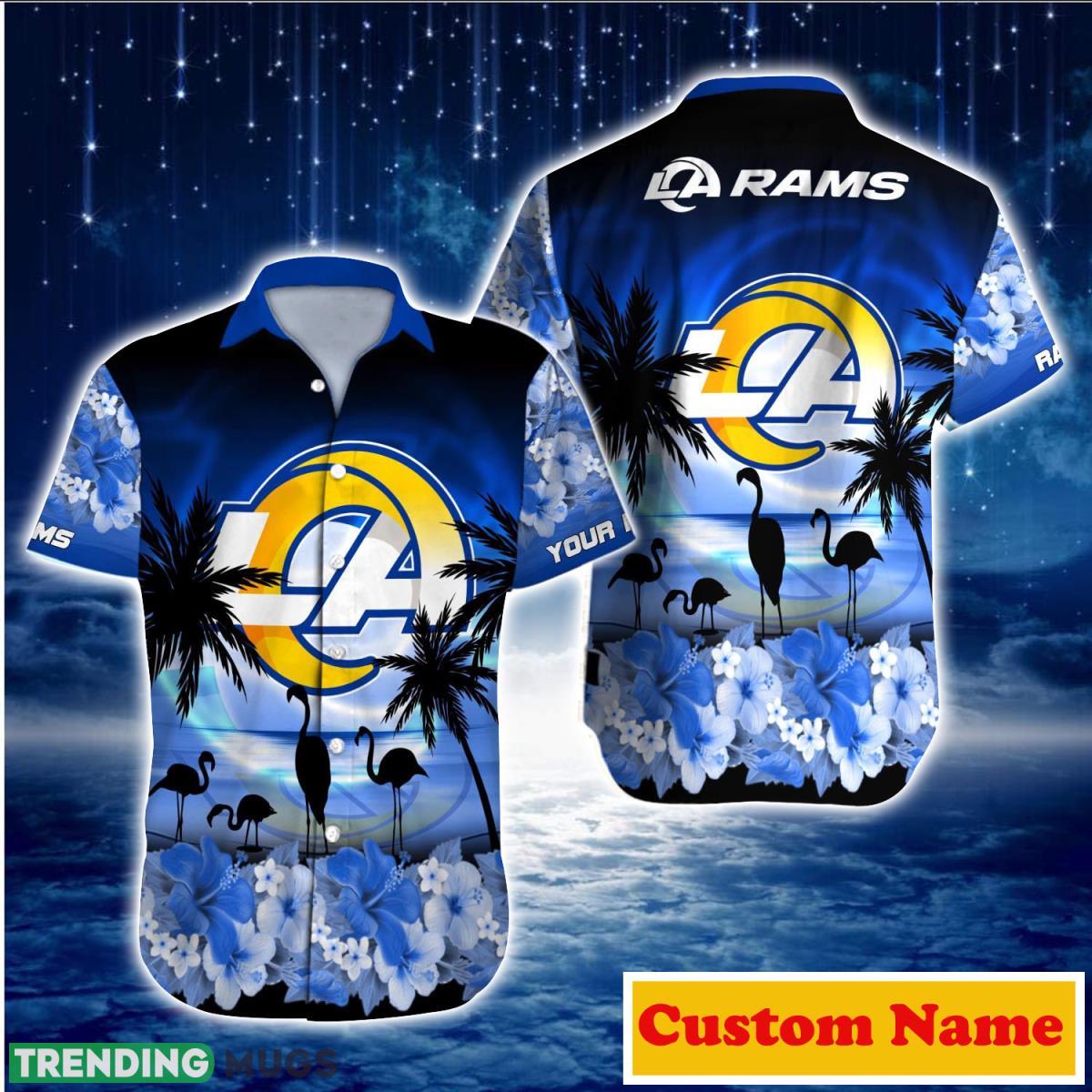 Los Angeles Rams NFL Custom Name Hawaiian Shirt For Men And Women Style Gift For True Fans Product Photo 1