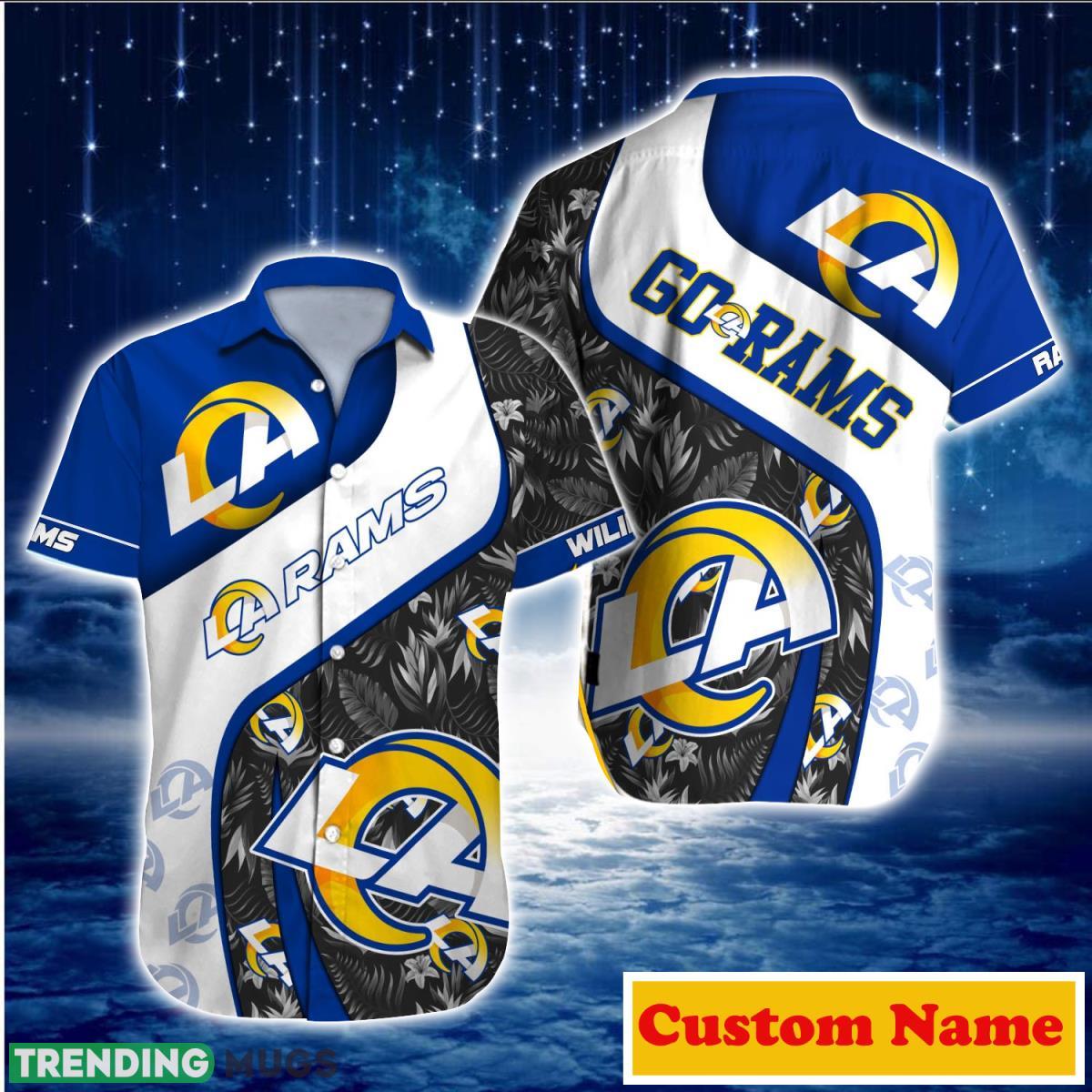 Los Angeles Rams NFL Custom Name Hawaiian Shirt For Men And Women Unique Gift For True Fans Product Photo 1
