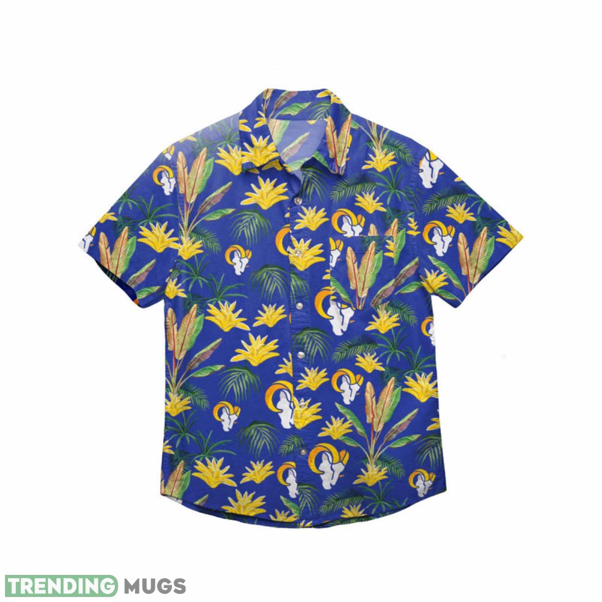 Los Angeles Rams NFL Victory Vacay Button Up Shirt Product Photo 1