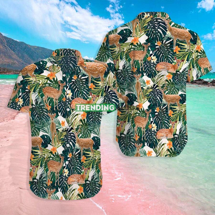 Love Deer, lovely Deer Beach Shirt, Funny Deer Summer Hawaiian Shirt Hawaiian Shirt Love Deer, lovely Deer Beach Shirt, Funny Deer Summer Hawaiian Shirt Hawaiian Shirt
