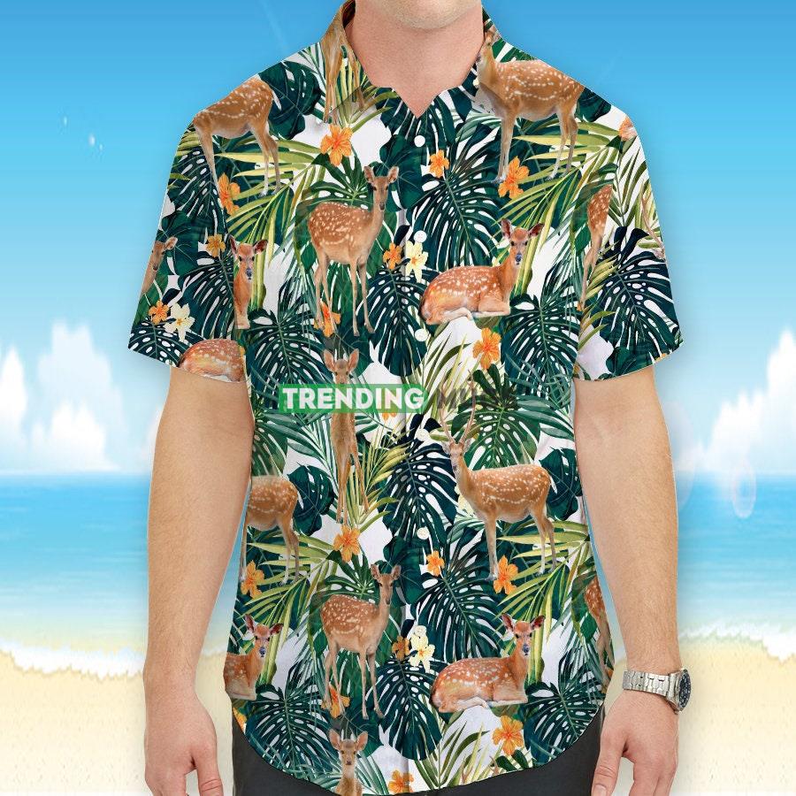 Love Deer, lovely Deer Beach Shirt, Funny Deer Summer Hawaiian Shirt Hawaiian Shirt Love Deer, lovely Deer Beach Shirt, Funny Deer Summer Hawaiian Shirt Hawaiian Shirt