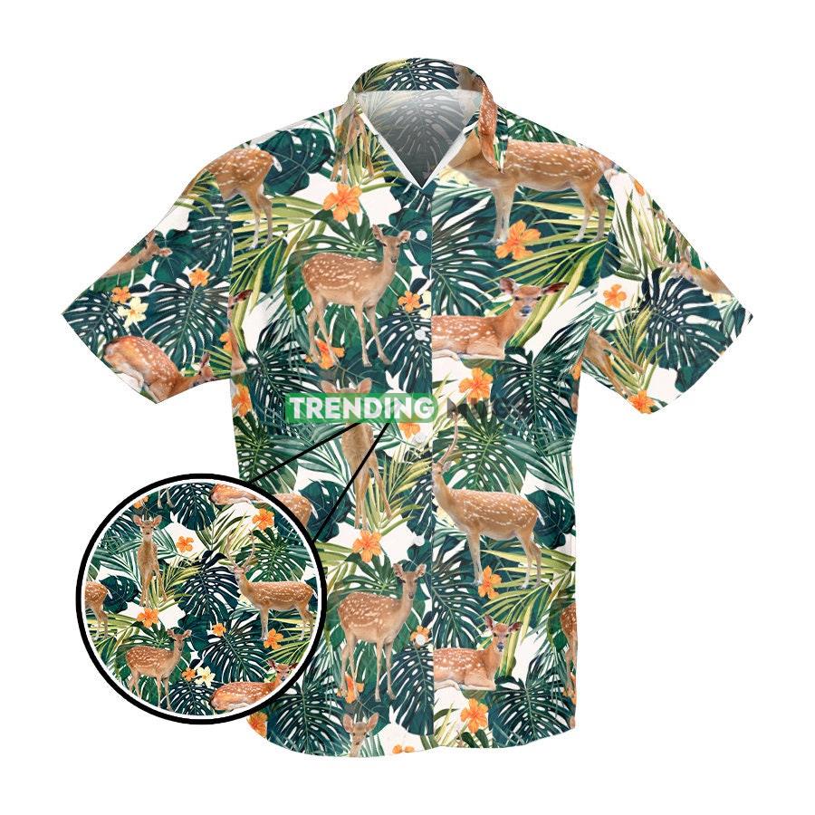Love Deer, lovely Deer Beach Shirt, Funny Deer Summer Hawaiian Shirt Hawaiian Shirt Love Deer, lovely Deer Beach Shirt, Funny Deer Summer Hawaiian Shirt Hawaiian Shirt
