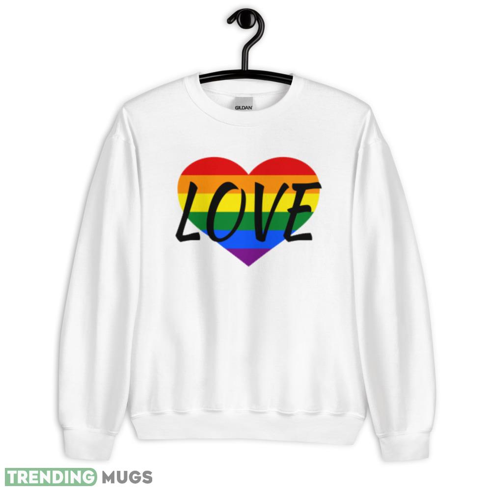 LOVE (Heart) Funny White T Shirt Gift For Men And Women - 18000 Unisex Heavy Blend Crewneck Sweatshirt LOVE (Heart) Funny White T Shirt Gift For Men And Women - 18000 Unisex Heavy Blend Crewneck Sweatshirt