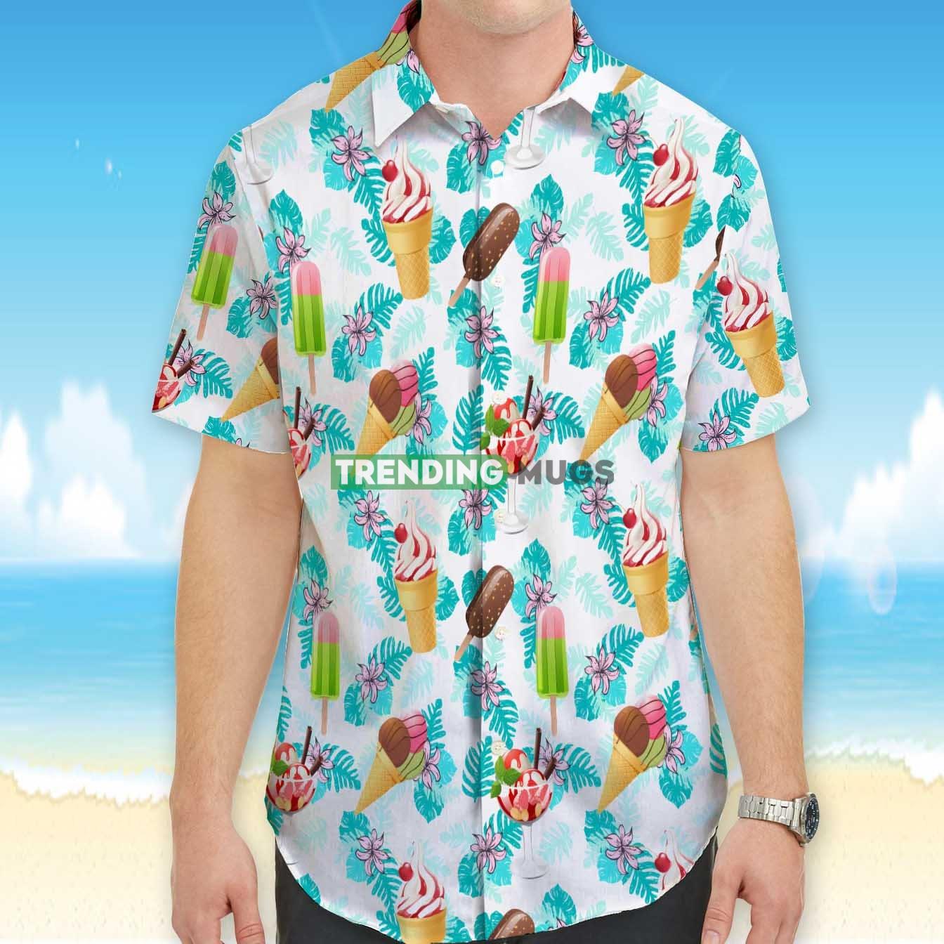 Love Ice Cream, Funny Ice Cream Beach Shirt, Ice Cream Summer Hawaiian Shirt Hawaiian Shirt Love Ice Cream, Funny Ice Cream Beach Shirt, Ice Cream Summer Hawaiian Shirt Hawaiian Shirt