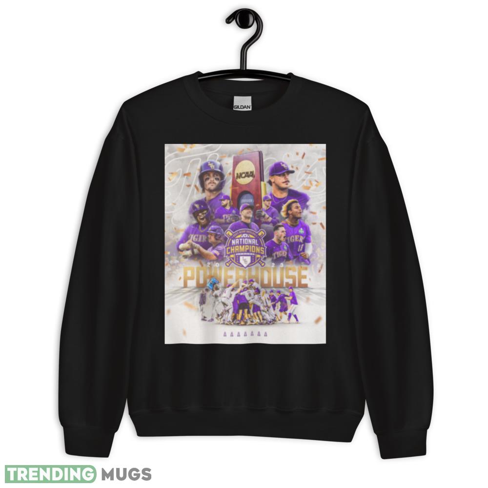 LSU Tigers 2023 NCAA Division I National Championship 7th national title in program history poster shirt - 18000 Unisex Heavy Blend Crewneck Sweatshirt LSU Tigers 2023 NCAA Division I National Championship 7th national title in program history poster shirt - 18000 Unisex Heavy Blend Crewneck Sweatshirt