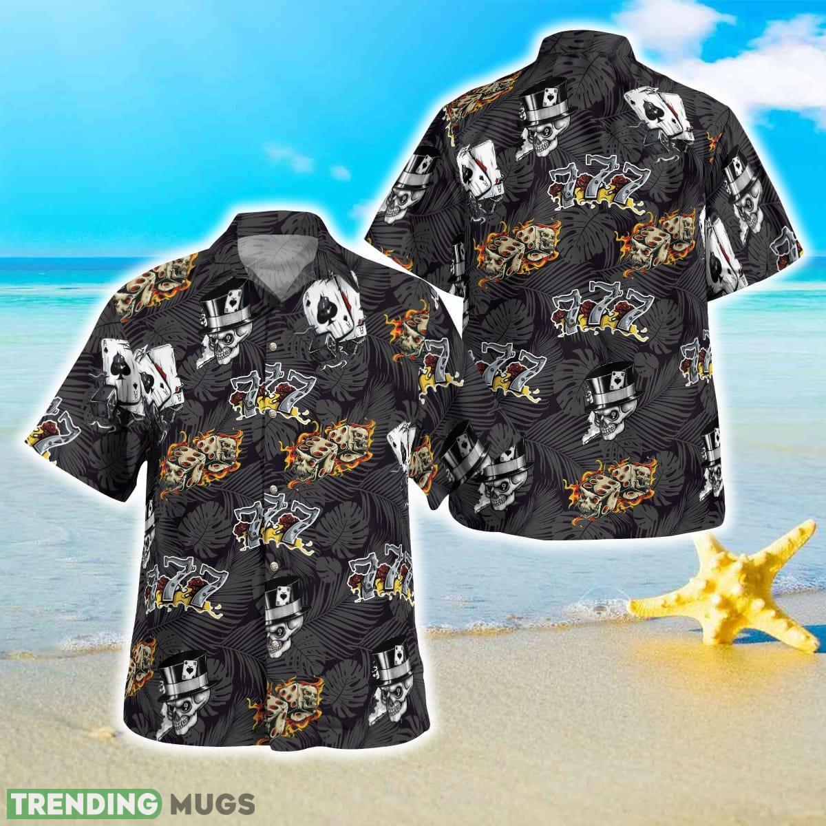 Lucky Dice Skull Gambling Hawaiian Shirt Best Style For Men Women Product Photo 1