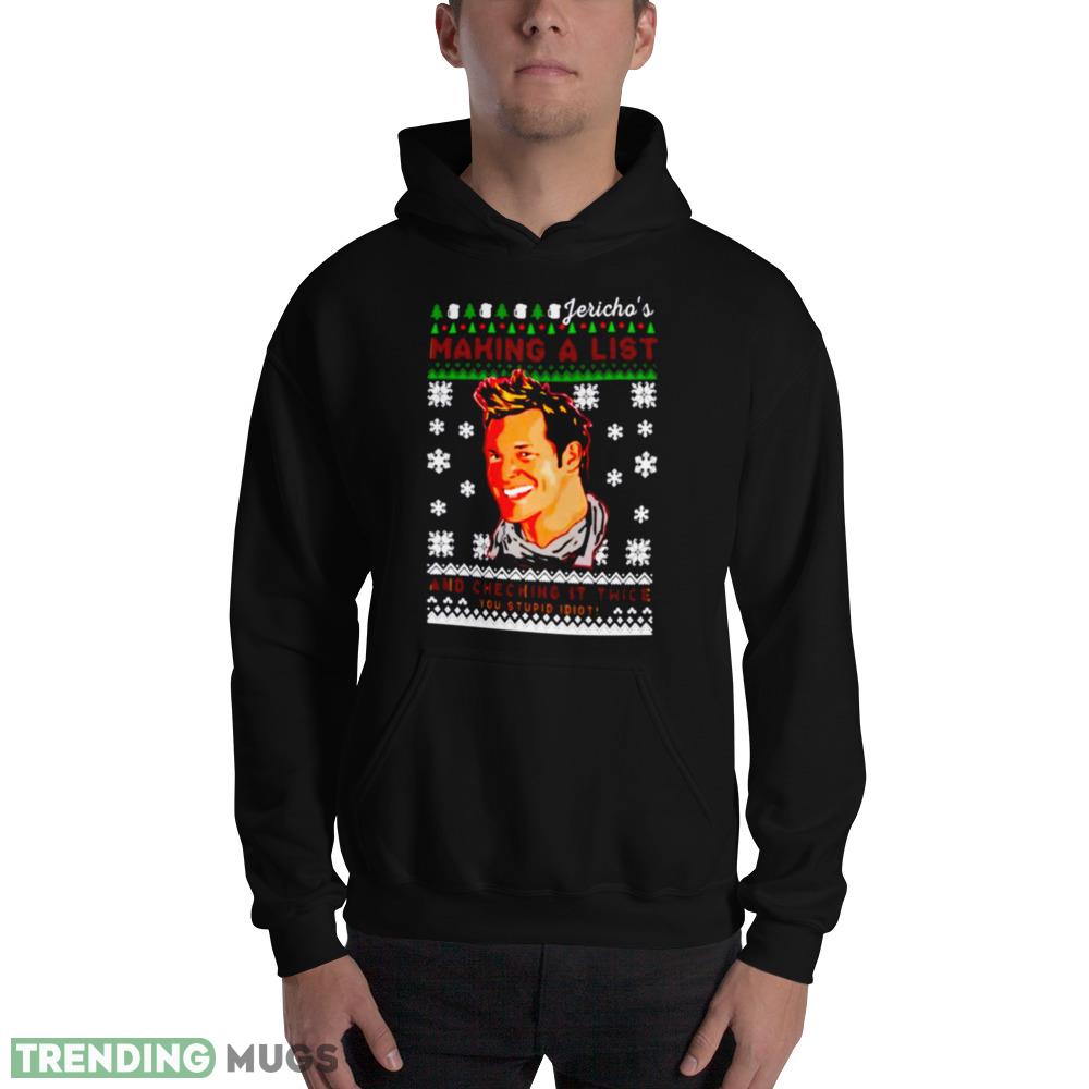 Making A List And Checking It Twice Christmas Chris Jericho shirt Dark Shirt Making A List And Checking It Twice Christmas Chris Jericho shirt Dark Shirt