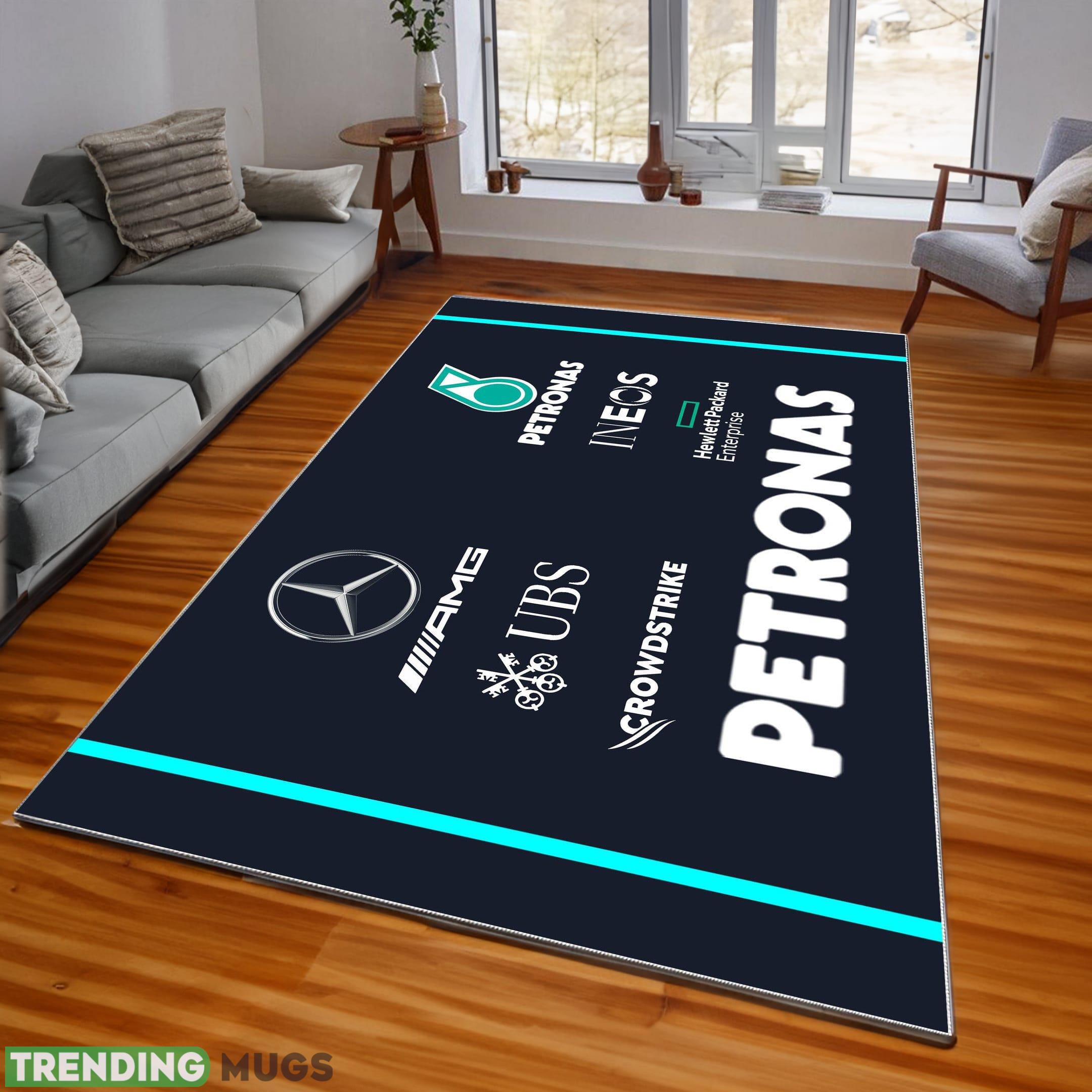 Mercedes-AMG PETRONAS F1 Team Racing Style 1 Area Rugs Living Room Indoor - Mercedes-AMG PETRONAS F1 Team Rugs_1 Mercedes-AMG PETRONAS F1 Team Racing Style 1 Area Rugs Living Room Indoor - Mercedes-AMG PETRONAS F1 Team Rugs_1