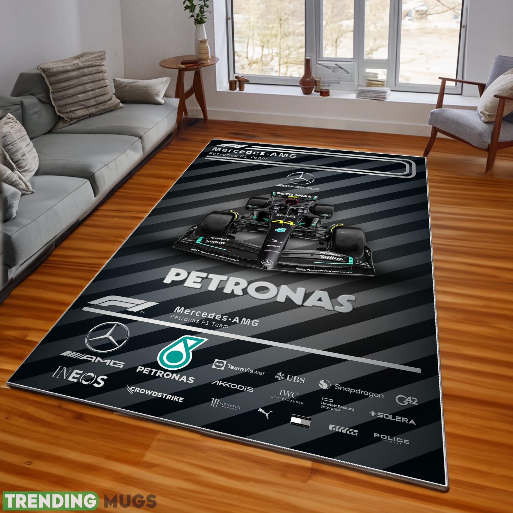 Mercedes-AMG PETRONAS F1 Team Racing Style 9 Area Rugs Living Room Indoor - Mercedes-AMG PETRONAS F1 Team Rugs_1 Mercedes-AMG PETRONAS F1 Team Racing Style 9 Area Rugs Living Room Indoor - Mercedes-AMG PETRONAS F1 Team Rugs_1