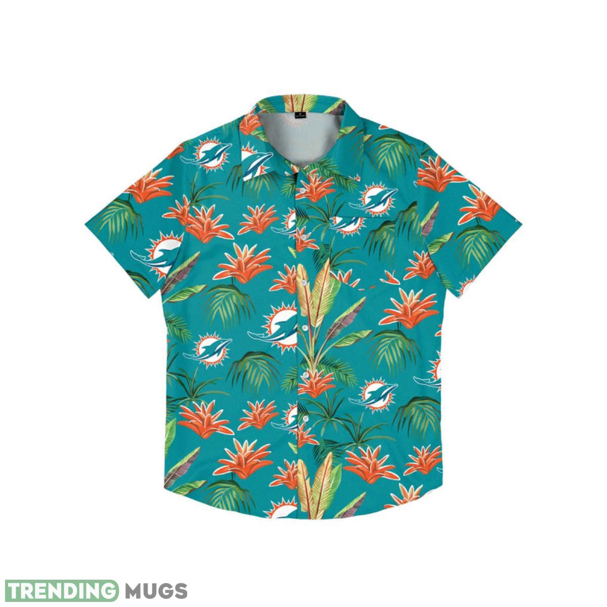 Miami Dolphins NFL Victory Vacay Button Up Shirt Product Photo 1