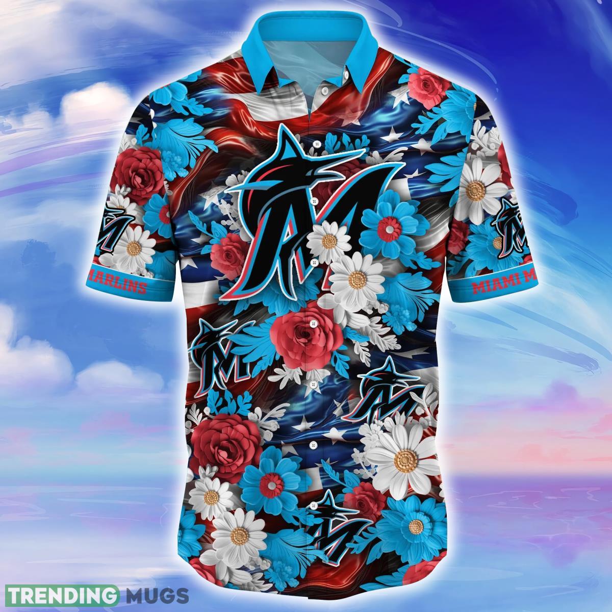 Miami Marlins MLB Hawaiian Shirt Best Gift For Sport Fans Hawaiian Shirt Miami Marlins MLB Hawaiian Shirt Best Gift For Sport Fans Hawaiian Shirt