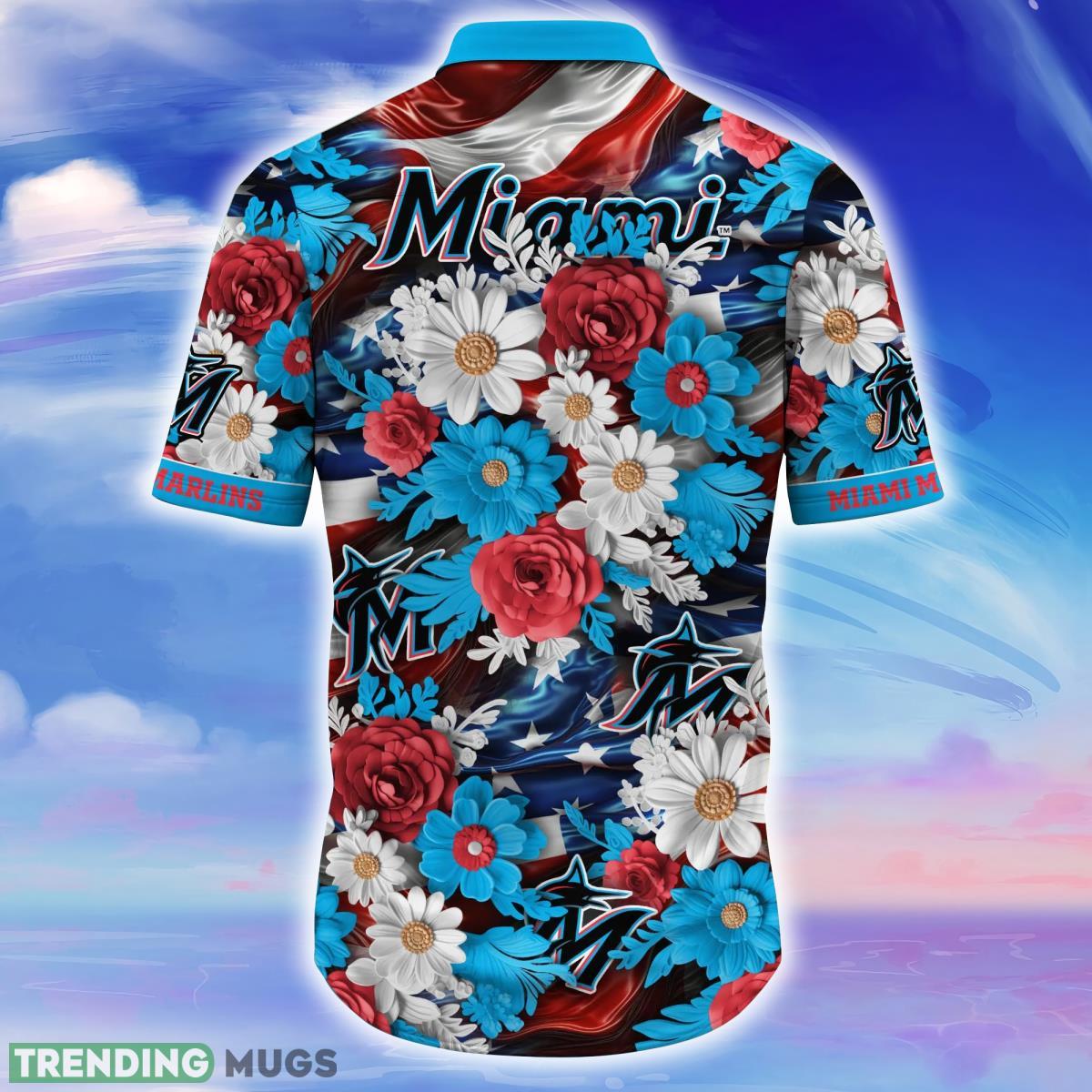 Miami Marlins MLB Hawaiian Shirt Best Gift For Sport Fans Hawaiian Shirt Miami Marlins MLB Hawaiian Shirt Best Gift For Sport Fans Hawaiian Shirt