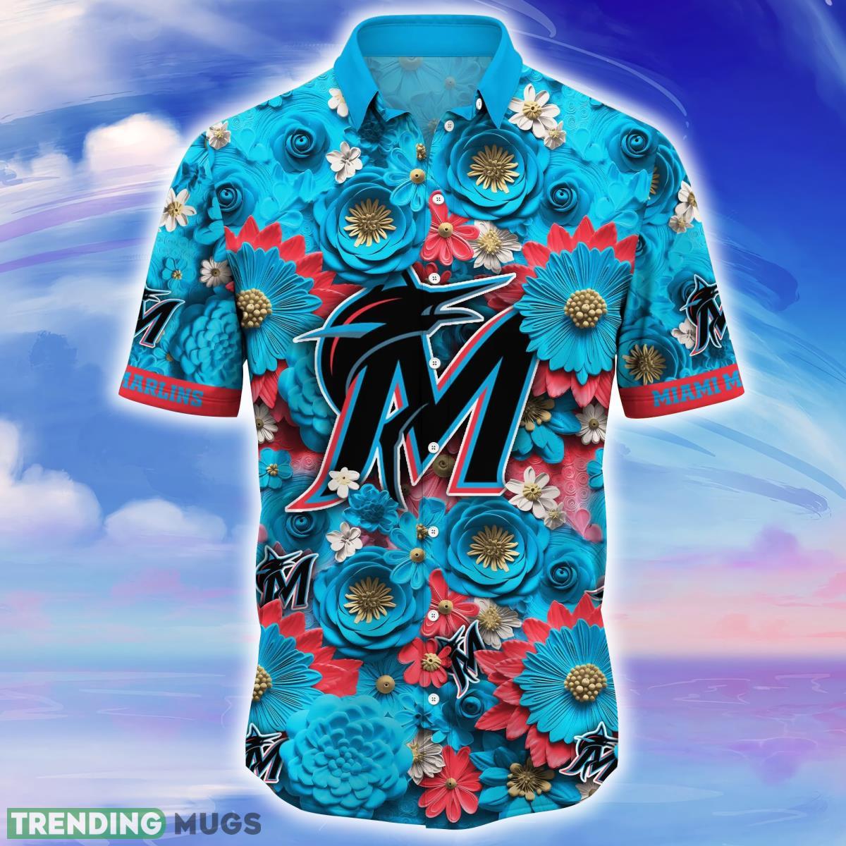 Miami Marlins MLB Hawaiian Shirt For Men And Women Fans Hawaiian Shirt Miami Marlins MLB Hawaiian Shirt For Men And Women Fans Hawaiian Shirt