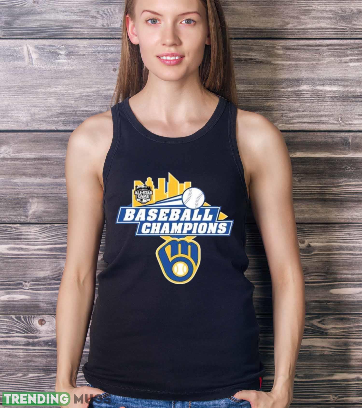 Milwaukee Brewers Baseball Champions Seattle All Star Game 2023 Logo Shirt Dark Shirt Milwaukee Brewers Baseball Champions Seattle All Star Game 2023 Logo Shirt Dark Shirt