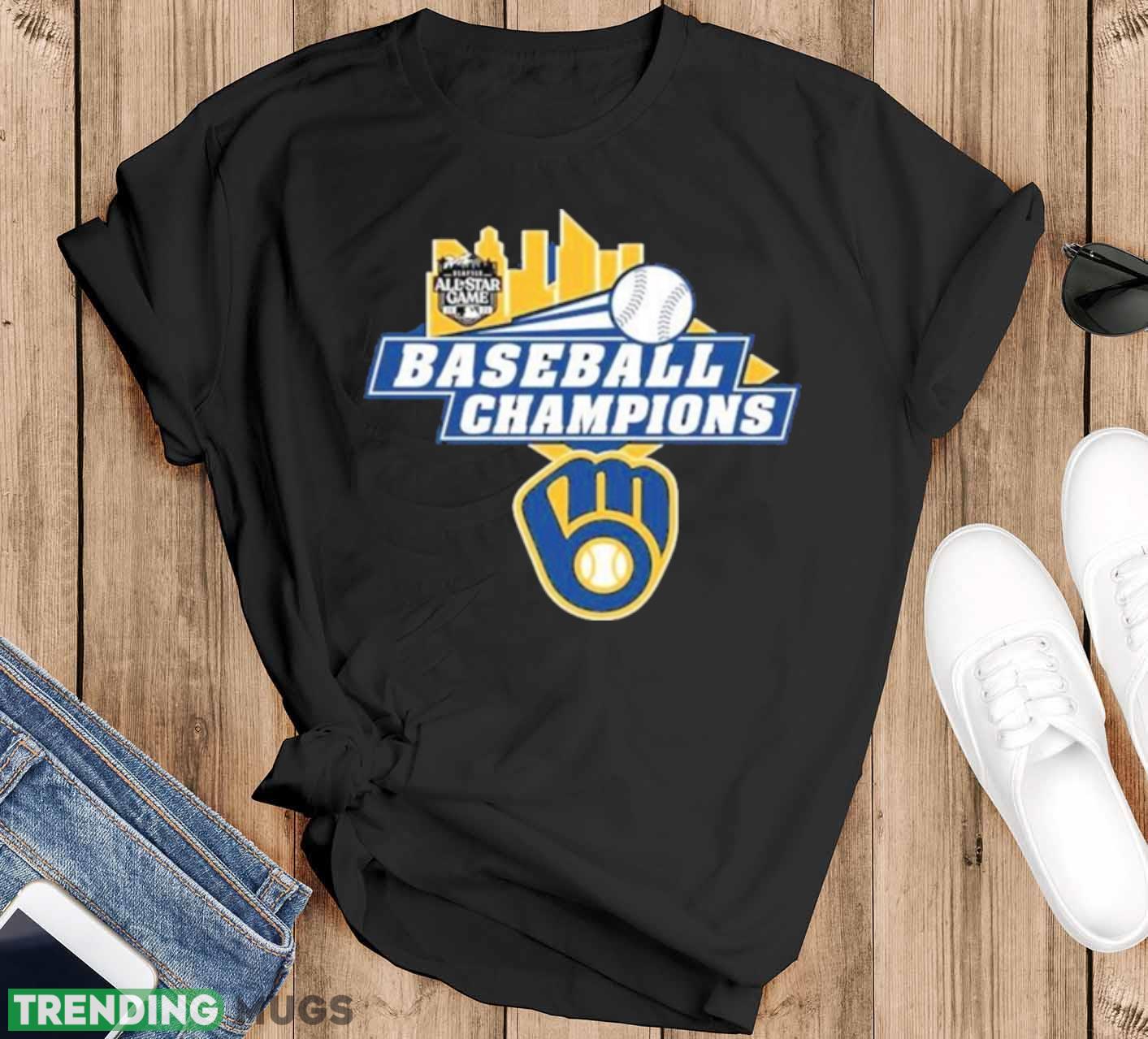 Milwaukee Brewers Baseball Champions Seattle All Star Game 2023 Logo Shirt - Black T-Shirt Milwaukee Brewers Baseball Champions Seattle All Star Game 2023 Logo Shirt - Black T-Shirt