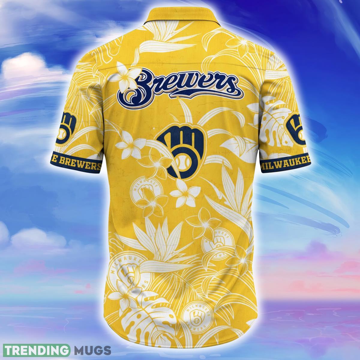 Milwaukee Brewers MLB Flower Hawaiian Shirt For Men Women Impressive Gift For Fans Hawaiian Shirt Milwaukee Brewers MLB Flower Hawaiian Shirt For Men Women Impressive Gift For Fans Hawaiian Shirt