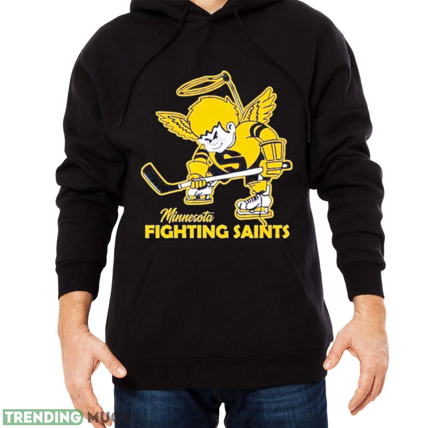 minnesota Fighting Saints hockey mascot shirt Dark Shirt minnesota Fighting Saints hockey mascot shirt Dark Shirt