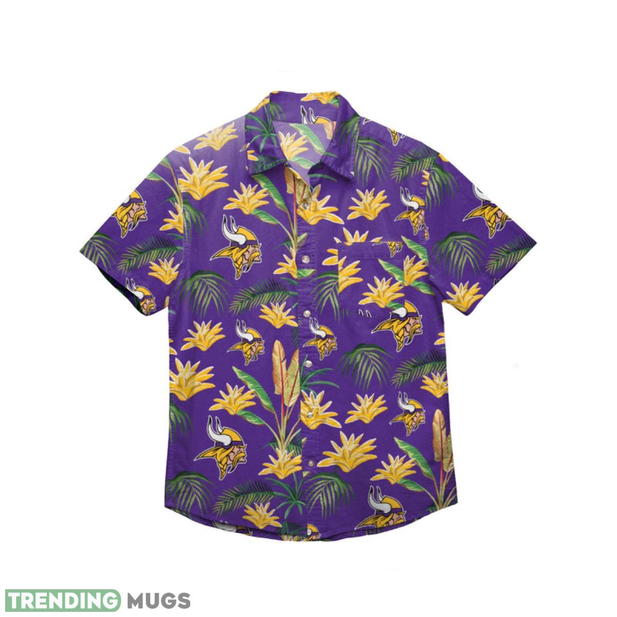 Minnesota Vikings NFL Victory Vacay Button Up Shirt Product Photo 1