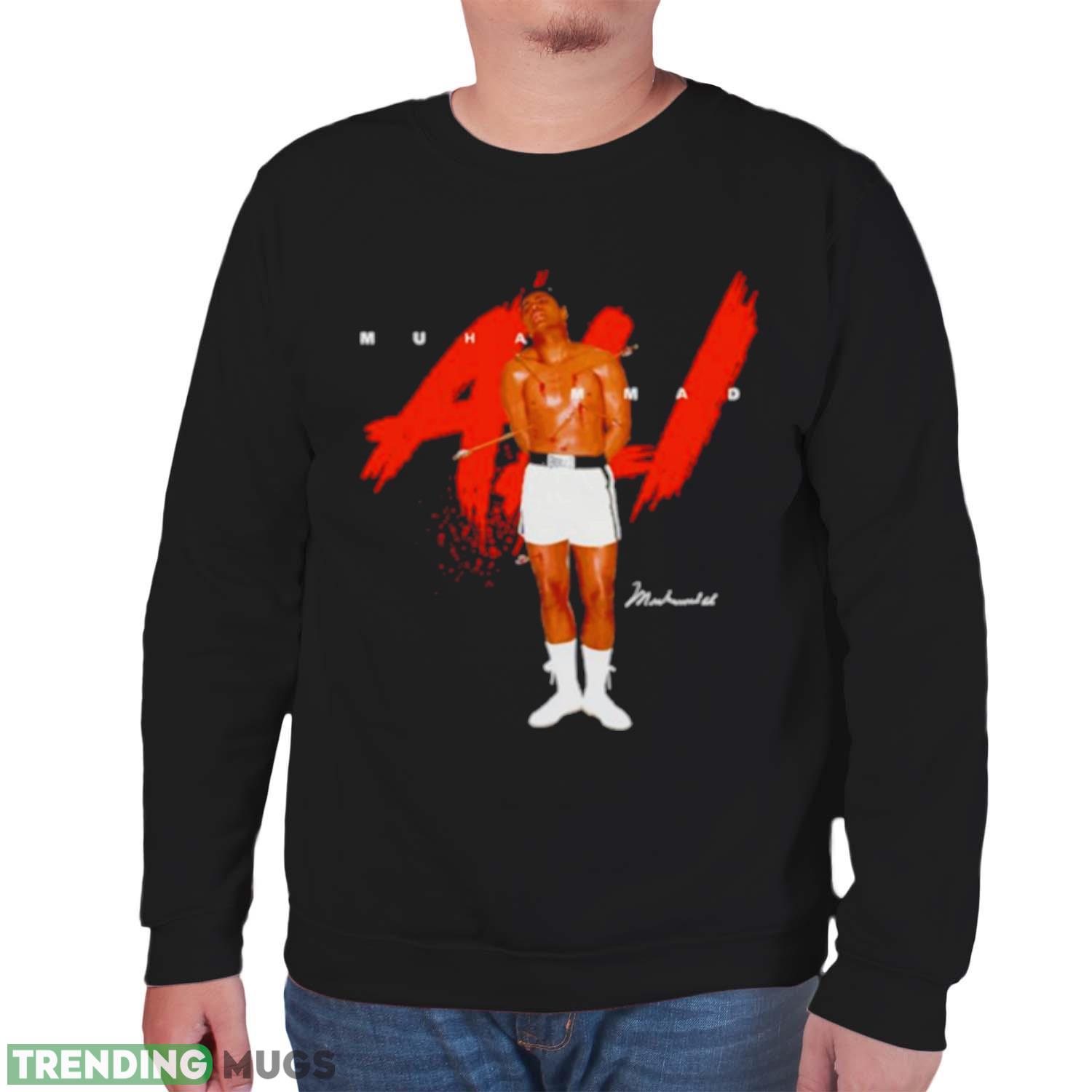 Muhammad Ali Boxing signature shirt Dark Shirt Muhammad Ali Boxing signature shirt Dark Shirt