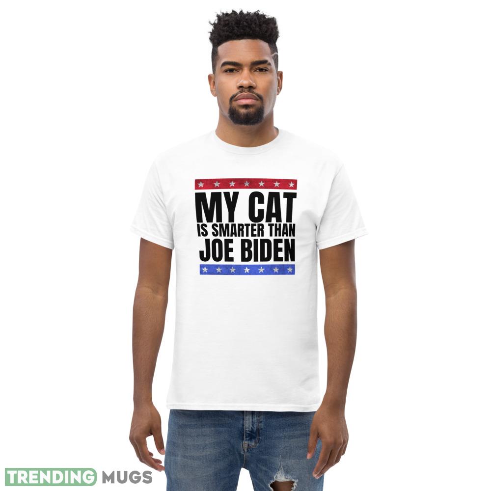 My cat is smarter than joe biden funny anti biden T Shirt Light Shirt My cat is smarter than joe biden funny anti biden T Shirt Light Shirt
