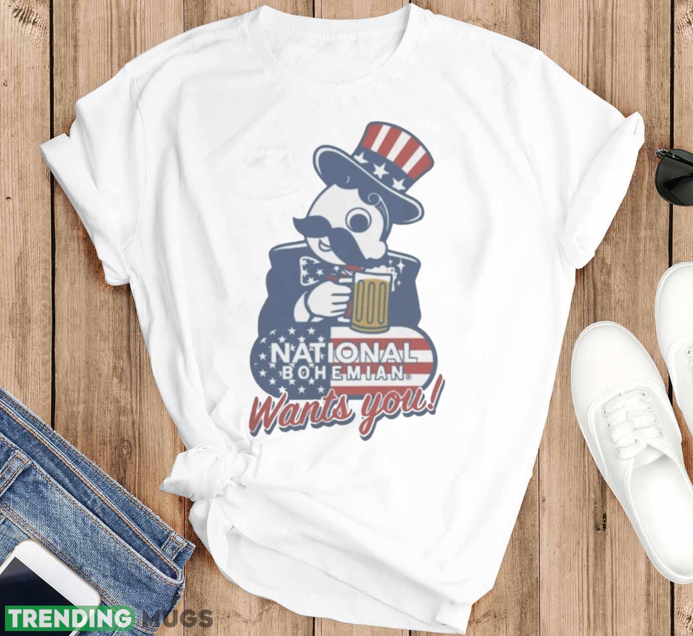 national Bohemian Uncle Boh Wants You Shirt Light Shirt national Bohemian Uncle Boh Wants You Shirt Light Shirt