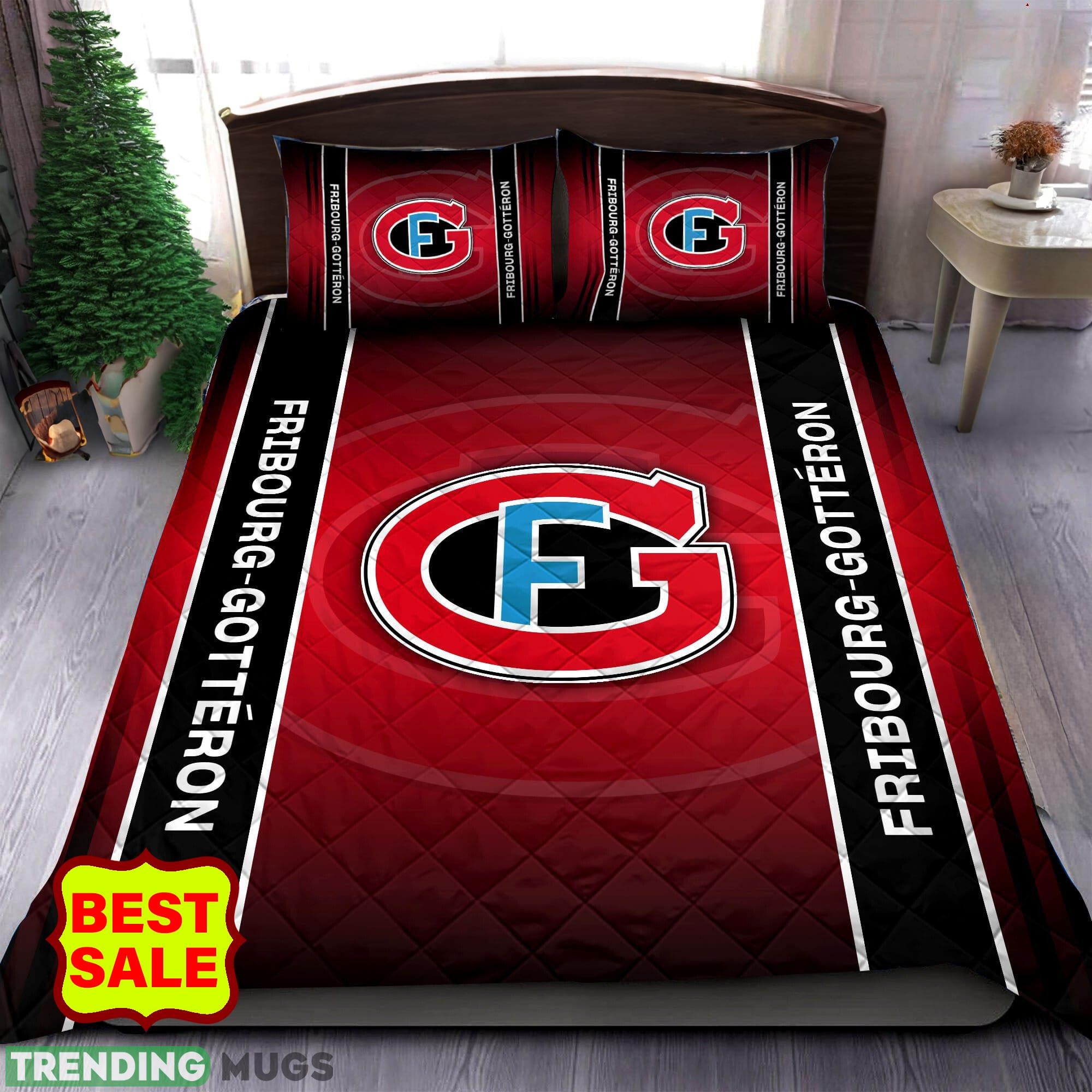 National League Swiss League Fribourg-Gotteron For Fans Christmas Quilt Sets Full Size - National League Swiss League Fribourg-Gotteron Quilt Set_1 National League Swiss League Fribourg-Gotteron For Fans Christmas Quilt Sets Full Size - National League Swiss League Fribourg-Gotteron Quilt Set_1