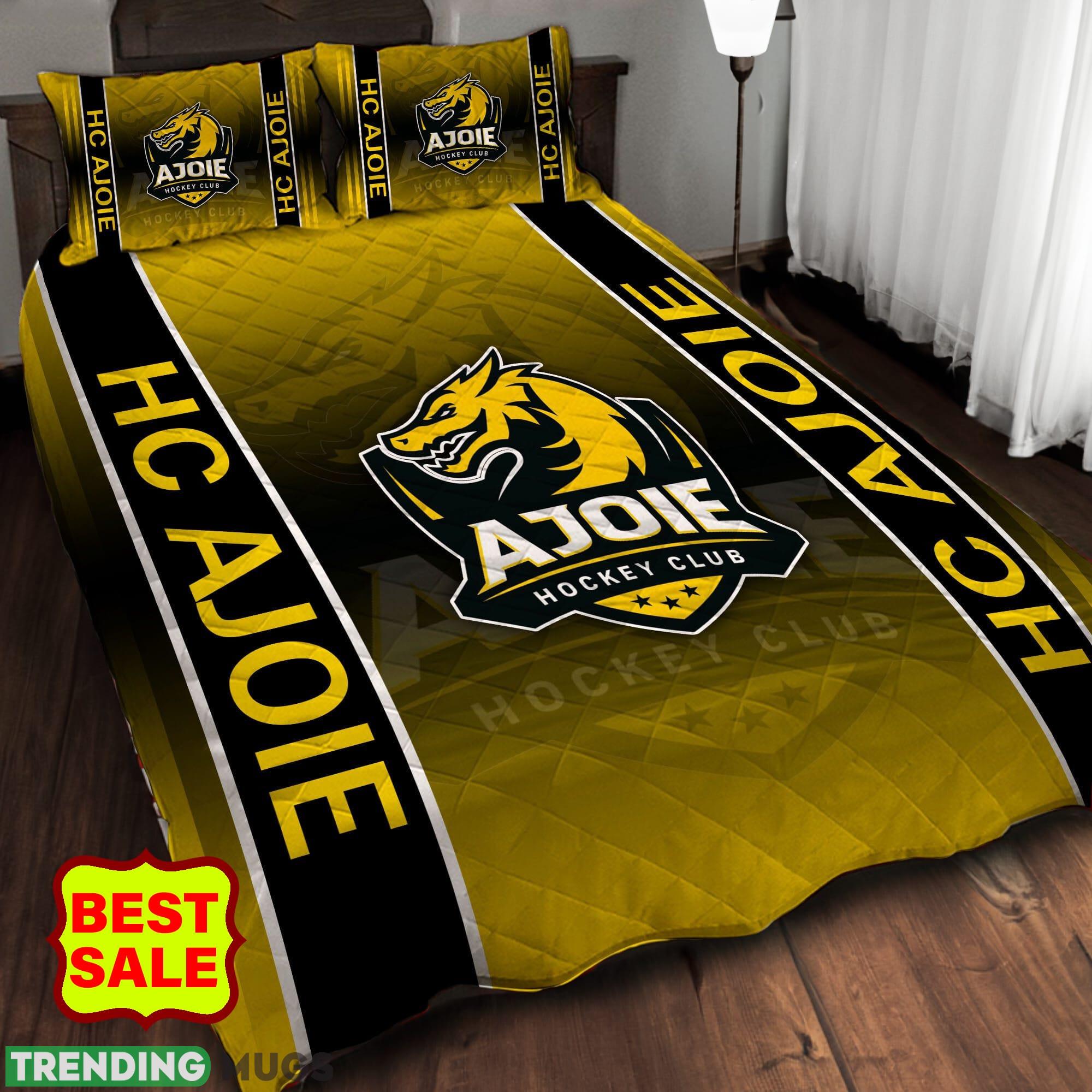 National League Swiss League HC Ajoie For Fans Christmas Quilt Sets Full Size Quilt Set National League Swiss League HC Ajoie For Fans Christmas Quilt Sets Full Size Quilt Set