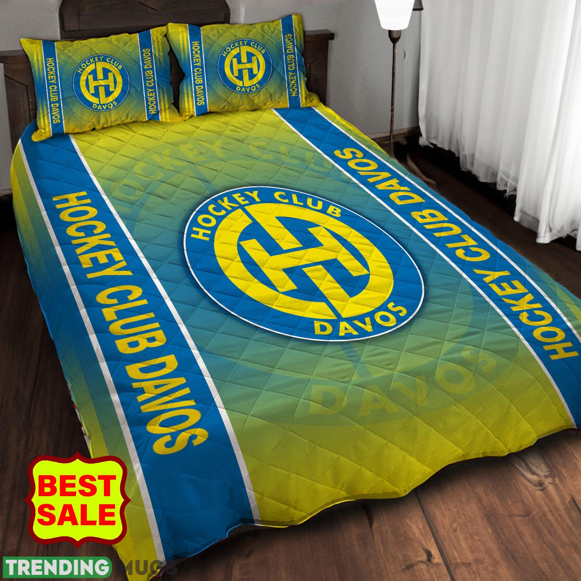 National League Swiss League HC Davos For Fans Christmas Quilt Sets Full Size Quilt Set National League Swiss League HC Davos For Fans Christmas Quilt Sets Full Size Quilt Set