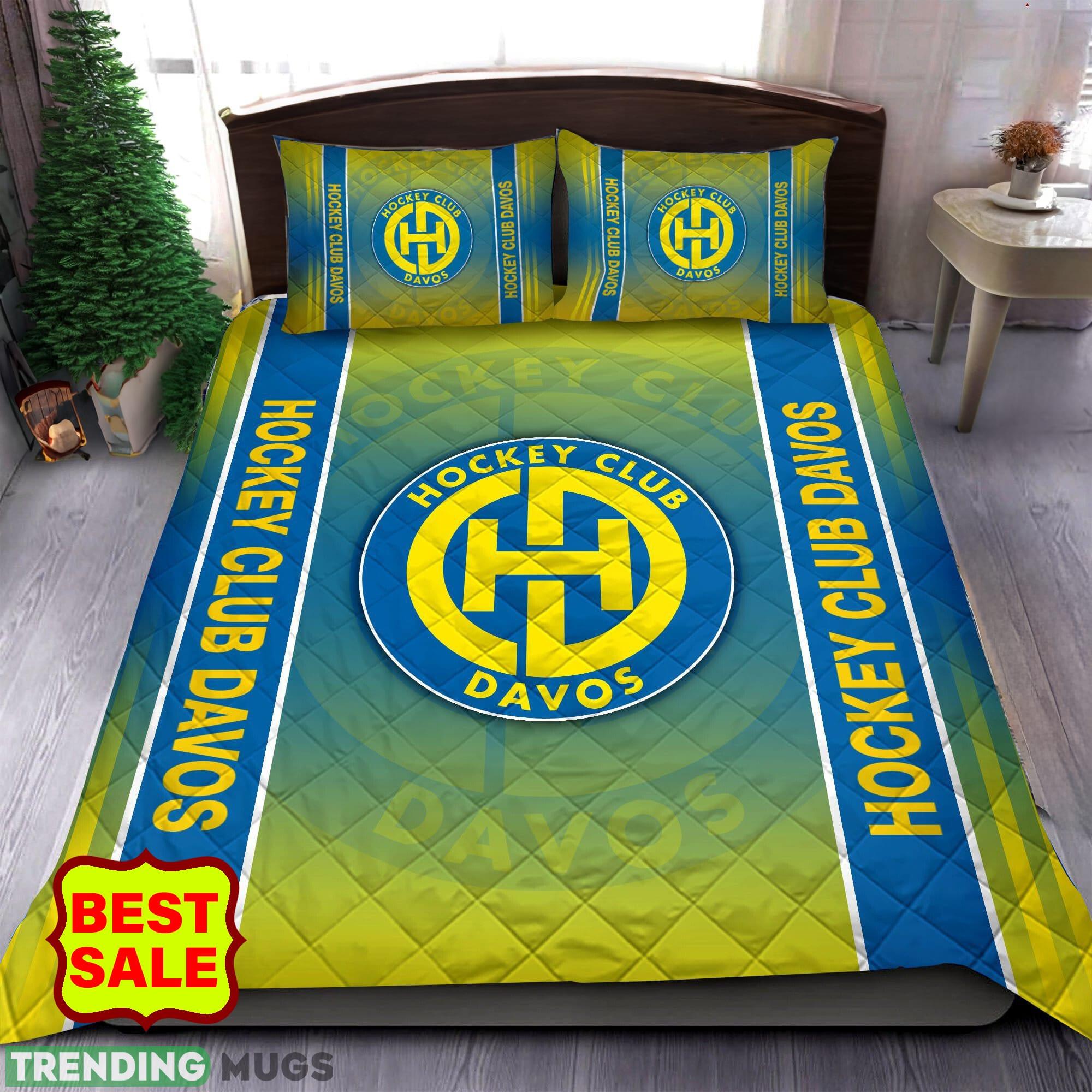 National League Swiss League HC Davos For Fans Christmas Quilt Sets Full Size - National League Swiss League HC Davos Quilt Set_1 National League Swiss League HC Davos For Fans Christmas Quilt Sets Full Size - National League Swiss League HC Davos Quilt Set_1