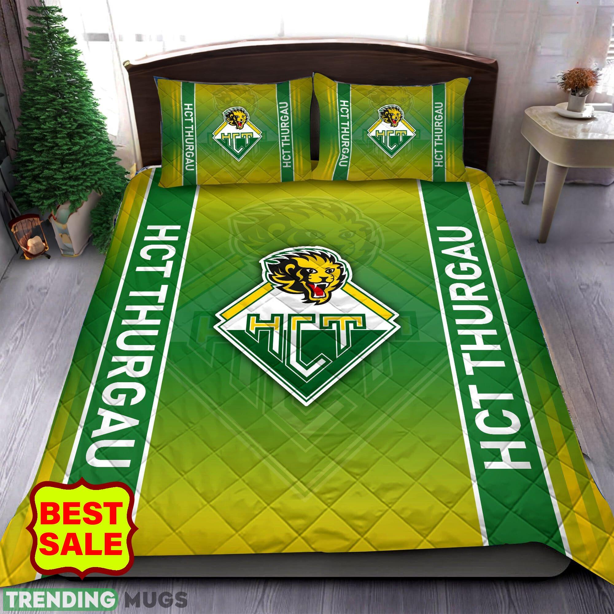 National League Swiss League HC Thurgau Big Logo Christmas Quilt Sets Full Size King Queen Twin - National League Swiss League HC Thurgau Quilt Set_1 National League Swiss League HC Thurgau Big Logo Christmas Quilt Sets Full Size King Queen Twin - National League Swiss League HC Thurgau Quilt Set_1