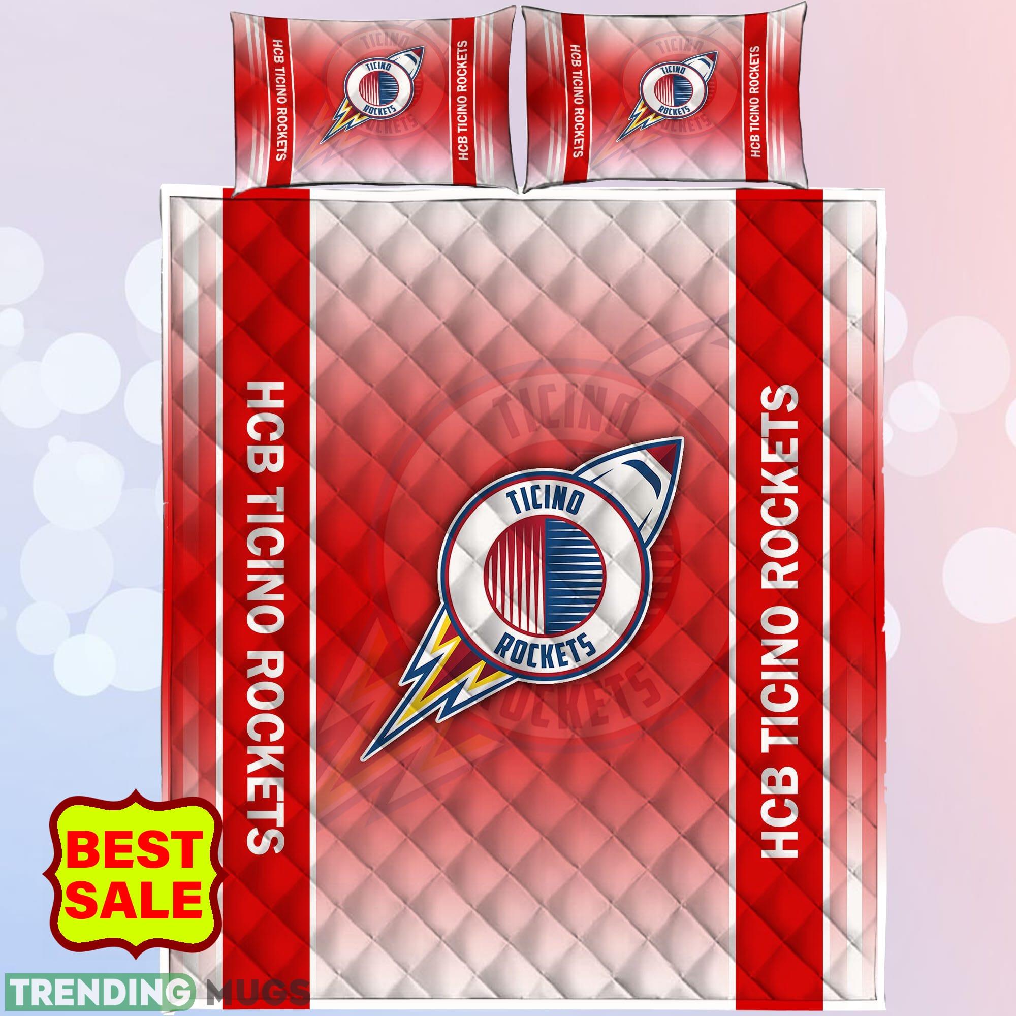 National League Swiss League HCB Ticino Rockets Big Logo Christmas Quilt Sets Full Size King Queen Twin Quilt Set National League Swiss League HCB Ticino Rockets Big Logo Christmas Quilt Sets Full Size King Queen Twin Quilt Set