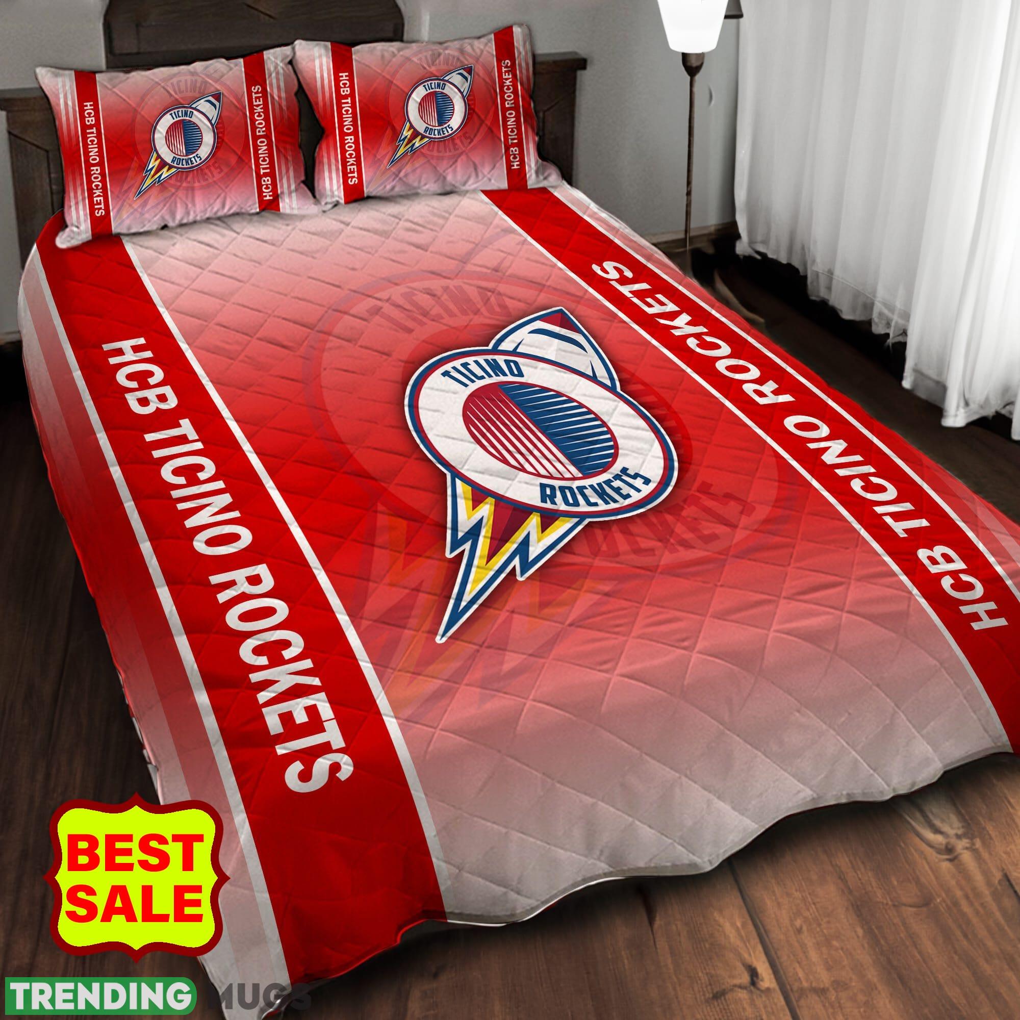National League Swiss League HCB Ticino Rockets Big Logo Christmas Quilt Sets Full Size King Queen Twin Quilt Set National League Swiss League HCB Ticino Rockets Big Logo Christmas Quilt Sets Full Size King Queen Twin Quilt Set