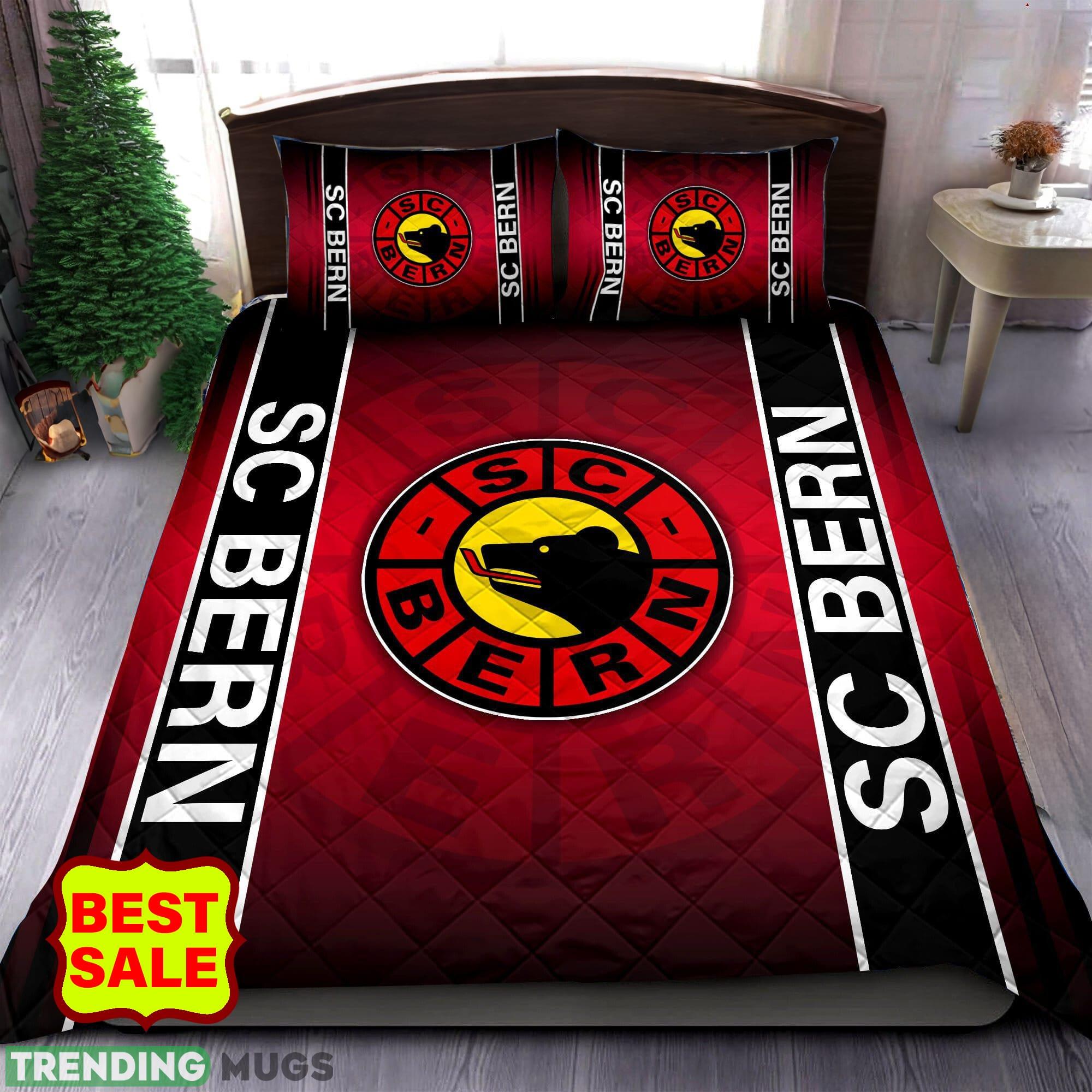 National League Swiss League SC Bern Big Logo Christmas Quilt Sets Full Size King Queen Twin - National League Swiss League SC Bern Quilt Set_1 National League Swiss League SC Bern Big Logo Christmas Quilt Sets Full Size King Queen Twin - National League Swiss League SC Bern Quilt Set_1