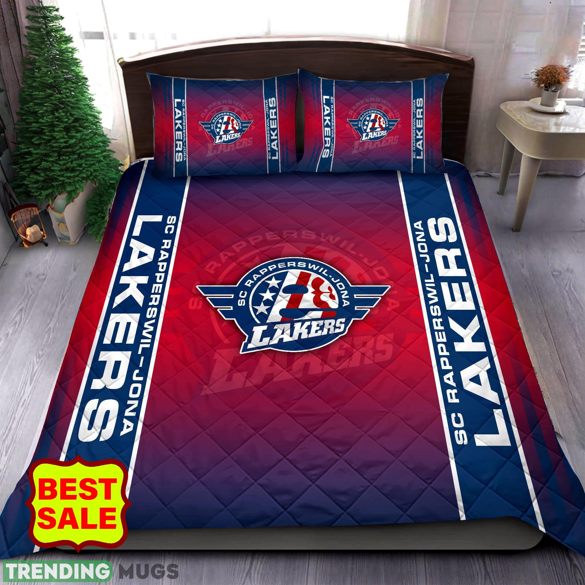 National League Swiss League SC Rapperswil-Jona Lakers Big Logo Christmas Quilt Sets Full Size King Queen Twin - National League Swiss League SC Rapperswil-Jona Lakers Quilt Set_1 National League Swiss League SC Rapperswil-Jona Lakers Big Logo Christmas Quilt Sets Full Size King Queen Twin - National League Swiss League SC Rapperswil-Jona Lakers Quilt Set_1